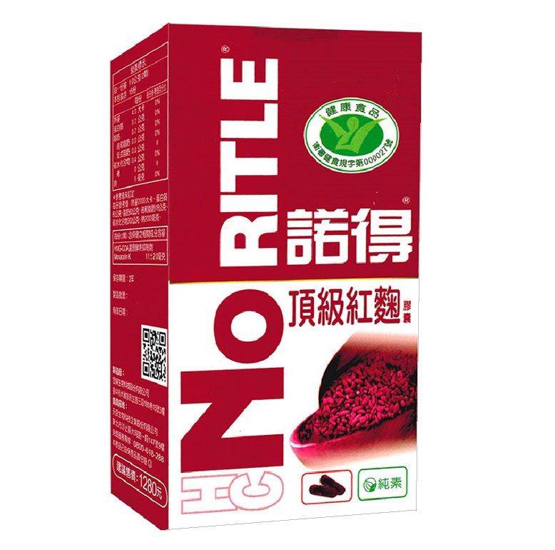 諾得 健字號頂級紅麴膠囊（30粒）〔0102786〕