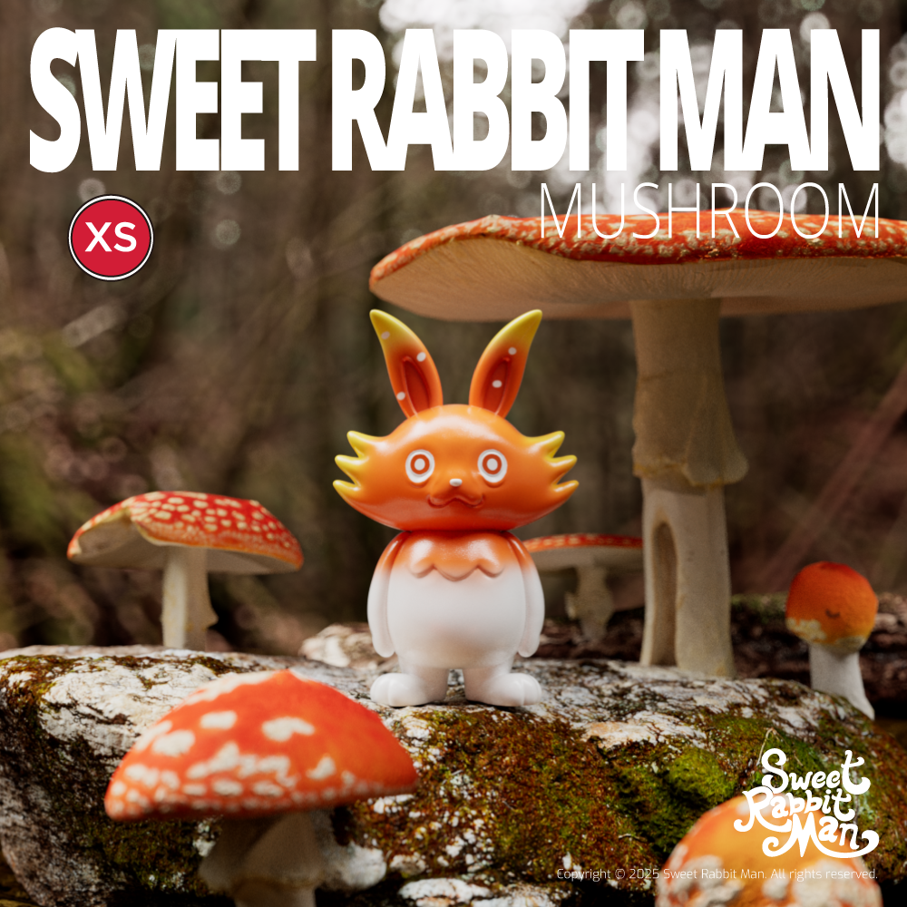 Sweet Rabbit Man XS - Mushroom