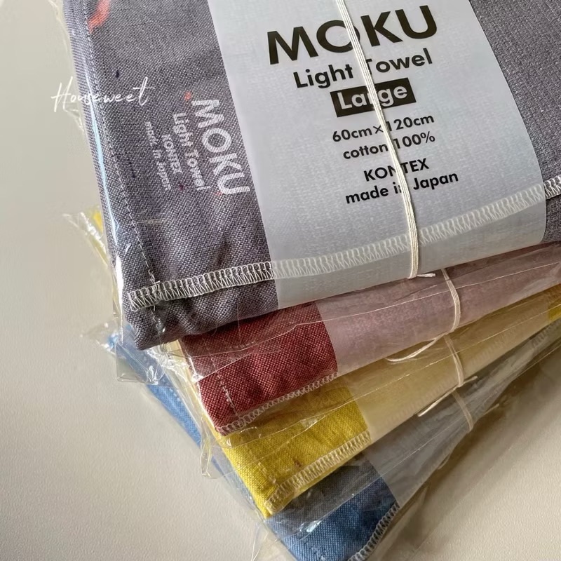 日本製 Kontex Moku 今治 吸水速乾純棉浴巾