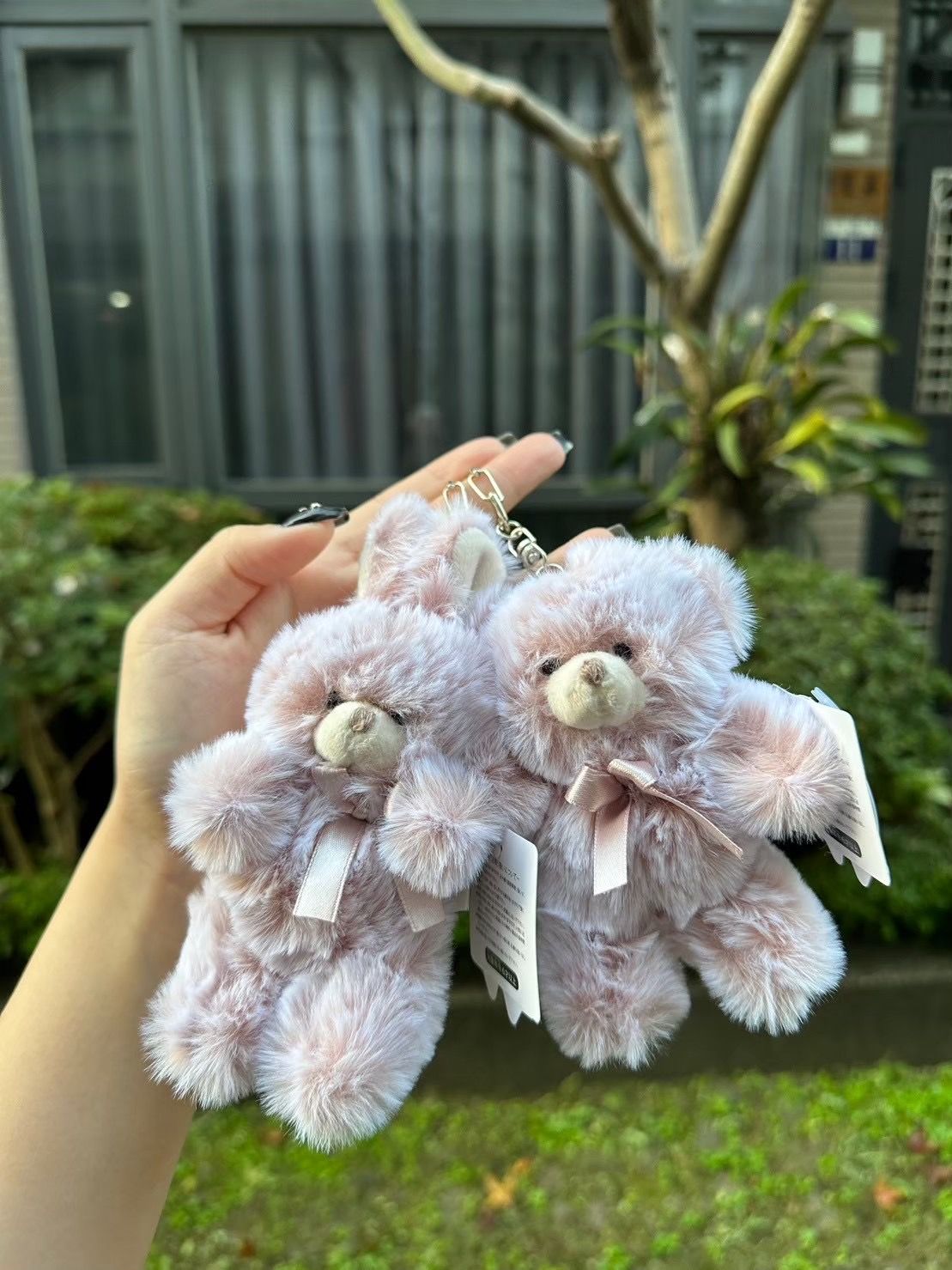 #日本代購 閃亮泰迪熊/兔吊飾