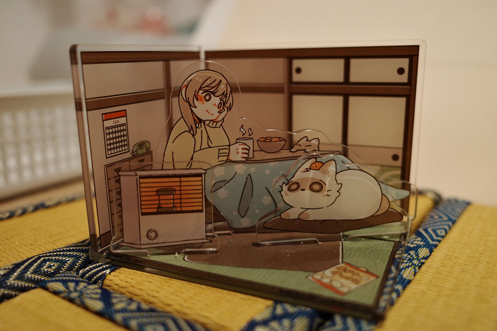 和室暖桌場景立牌