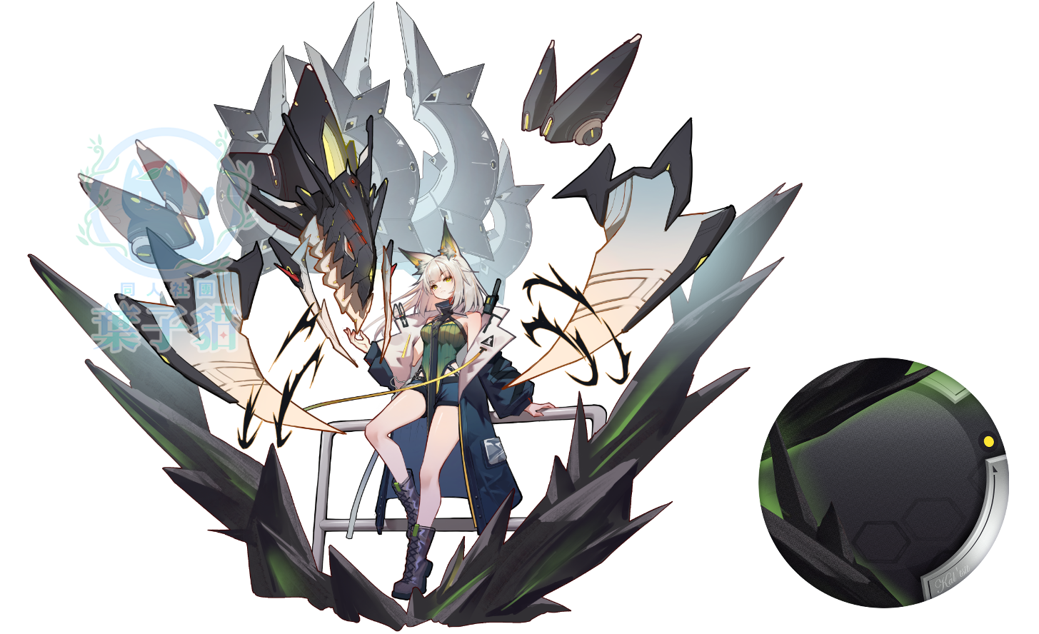 【非現貨】明日方舟 凱爾希同人立牌   委託畫師：CMI