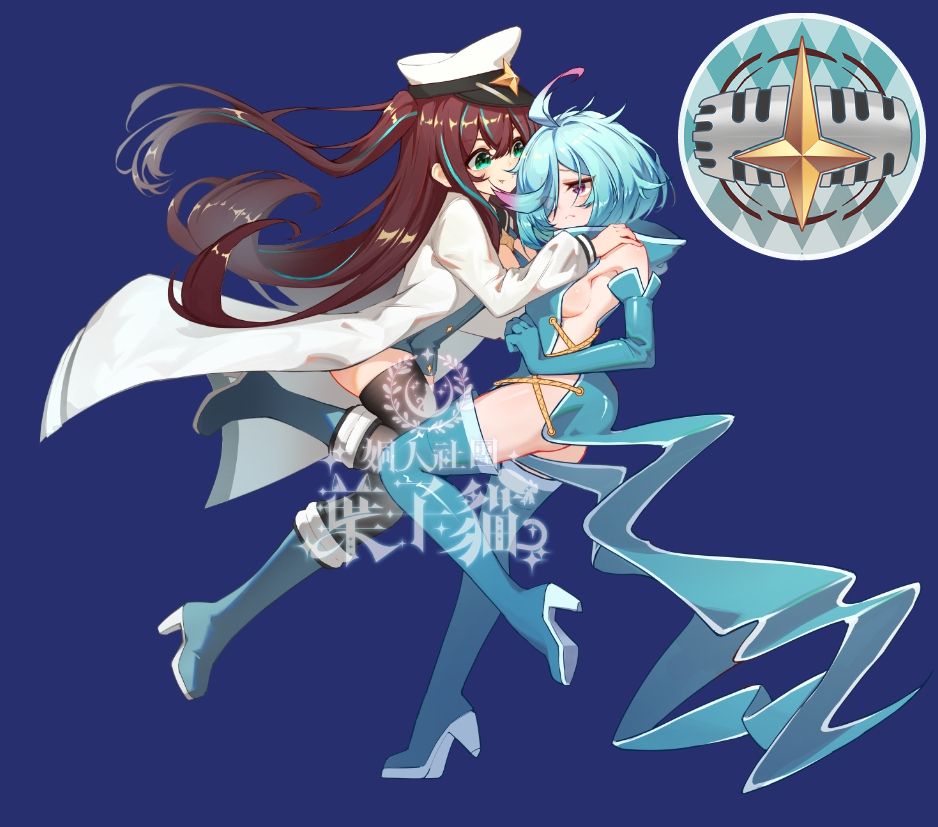 【非現貨】夢想成為魔法少女同人商品 洛可慕斯卡X萊貝爾布魯姆  影子組雙人壓克力立牌 委託畫師：OLD西米露