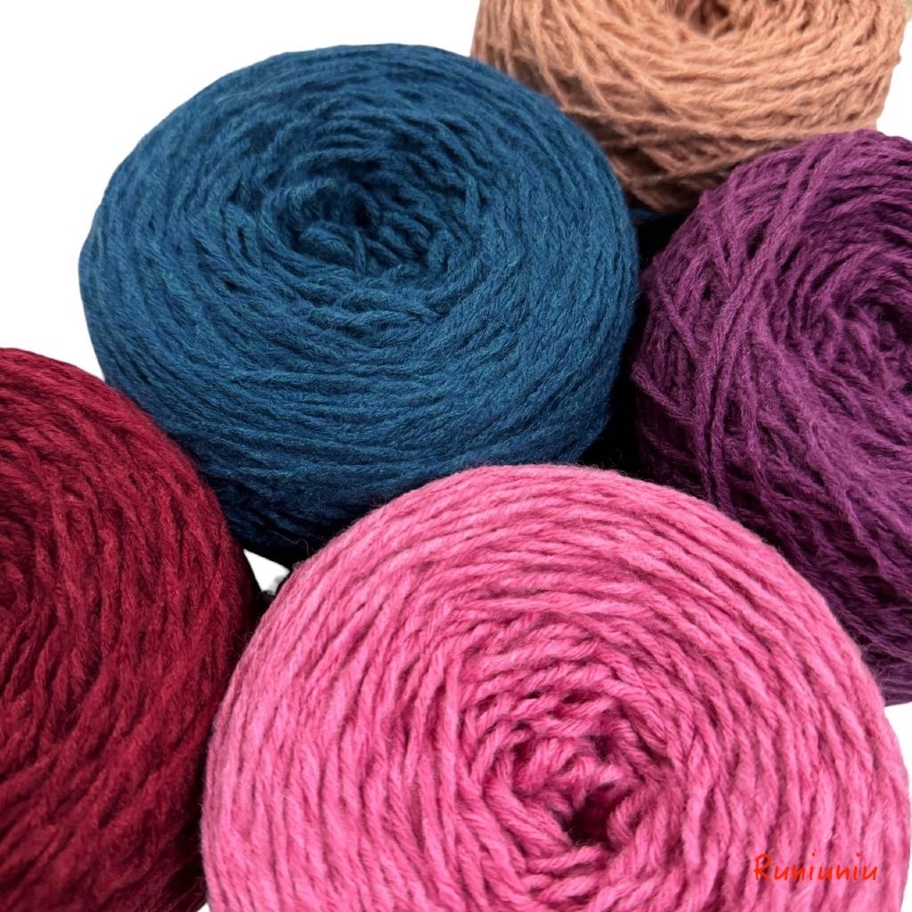 暮色喫茶./ ☕️霧面感壓克力混紡羊毛六股粗毛線 （共5色）