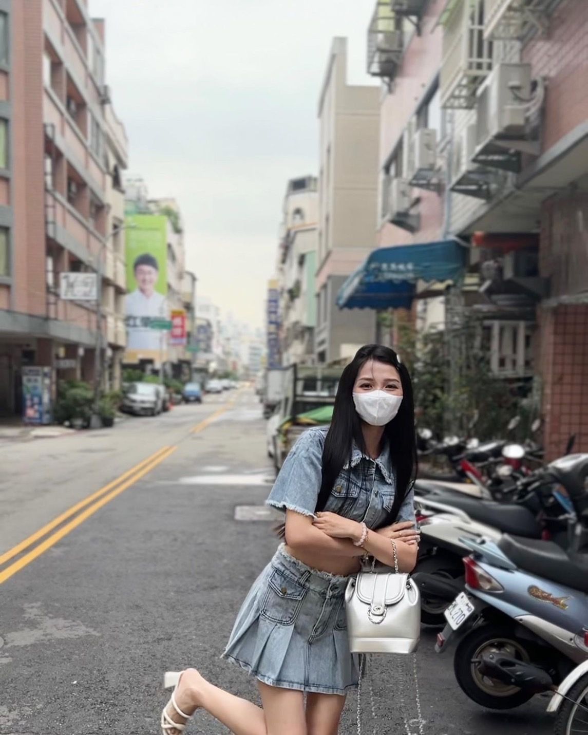甜酷辣妹牛仔套裝