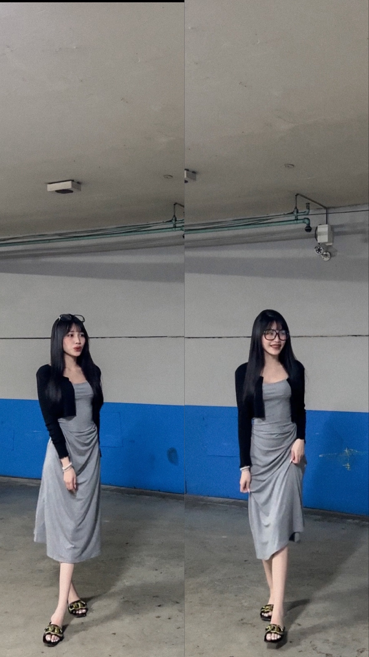 辣妹休閒收腰長洋單品“