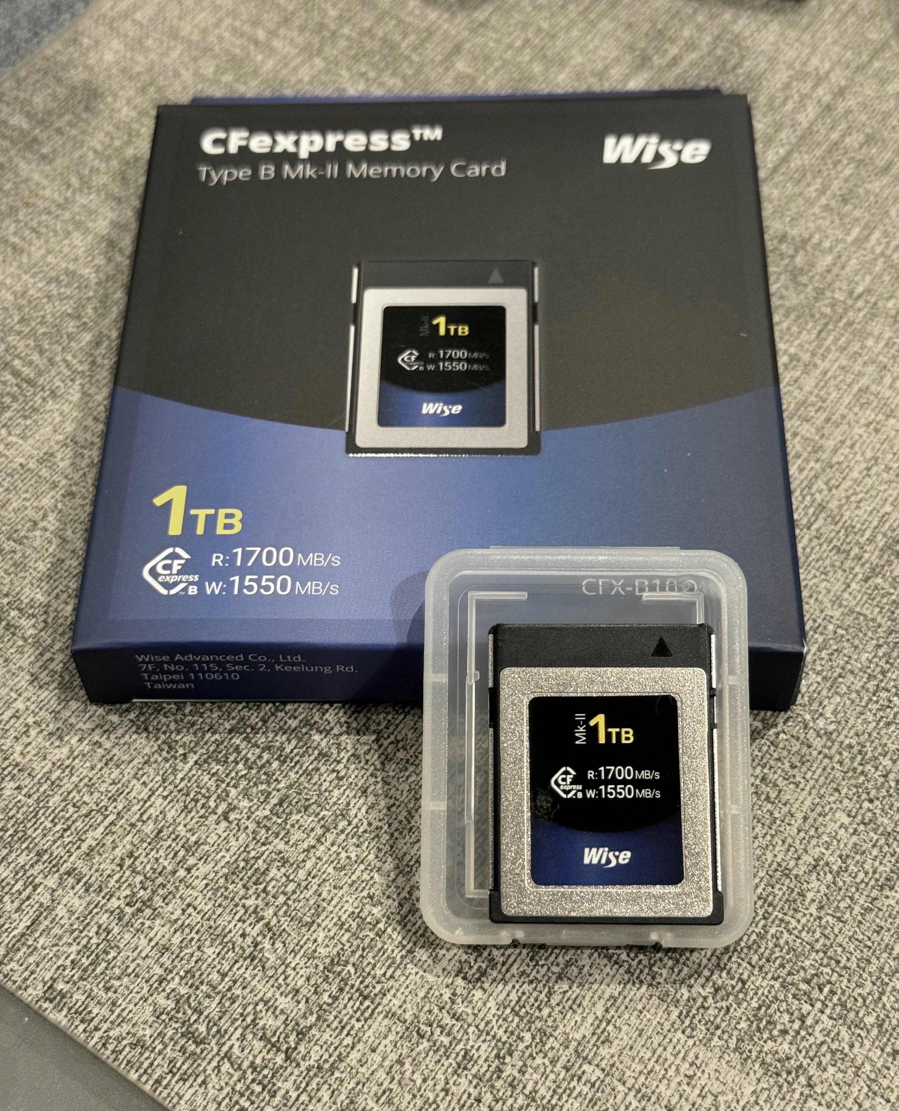 Wise 1TB CFexpress Type B Mk-II 公司貨