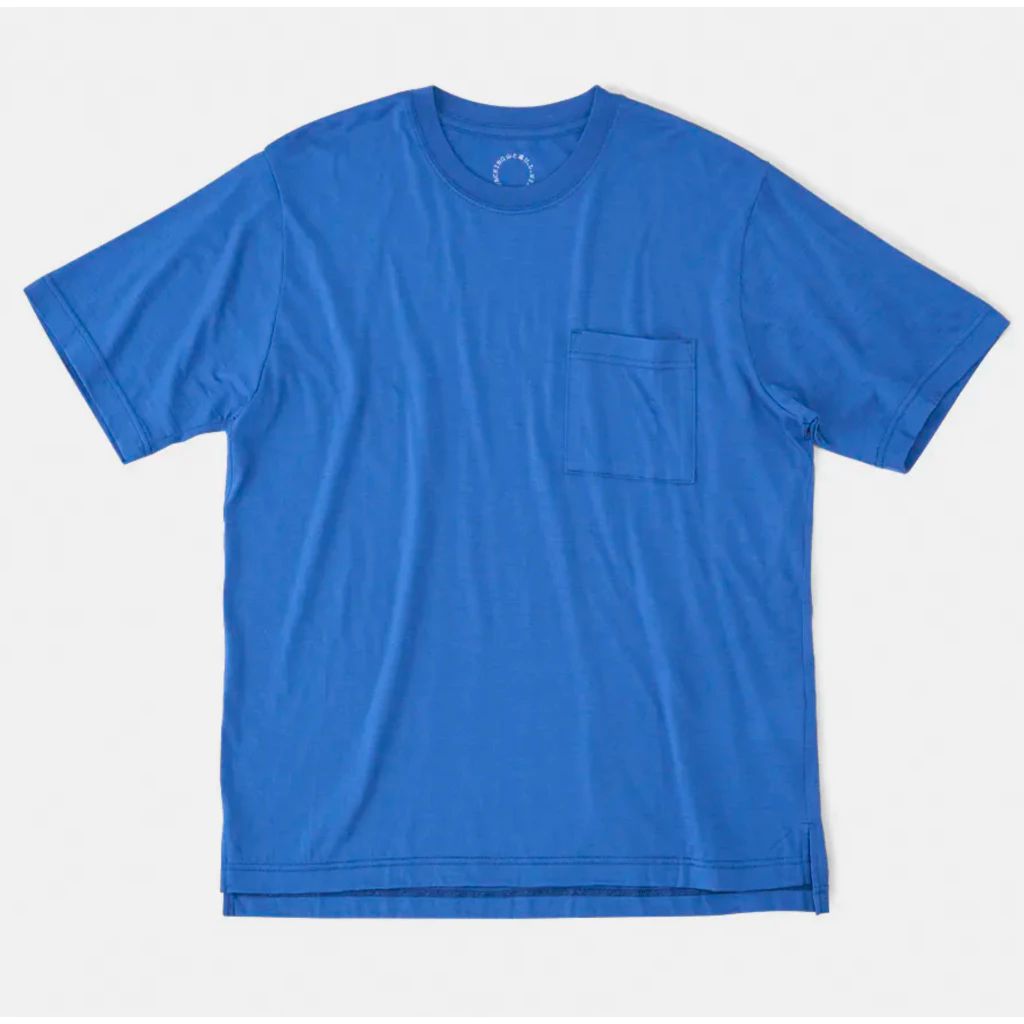 山と道yamatomichi 100% Merino Light Crew Neck Pocket