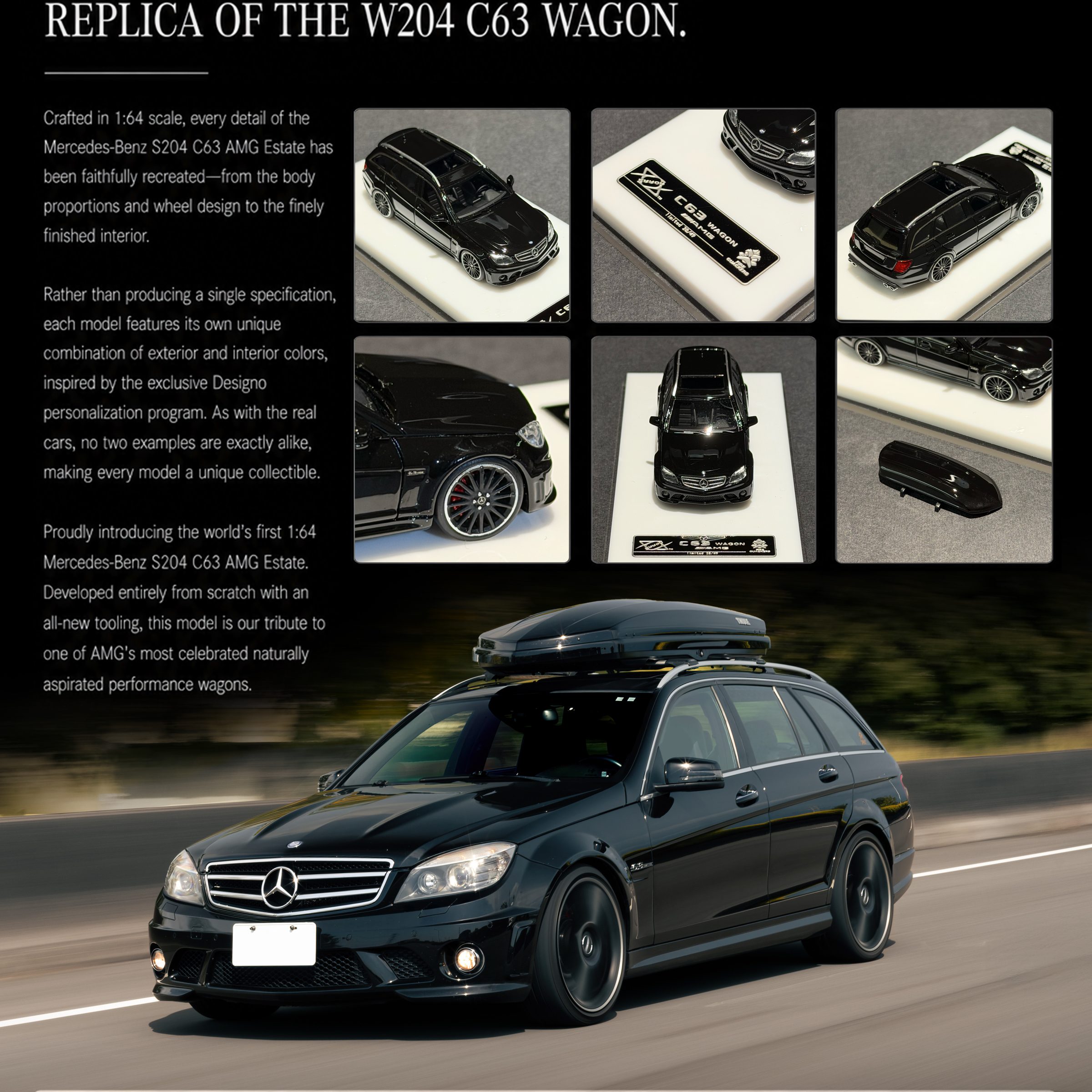 1:64 S204 C63 鴨子車庫獨家訂製版本 限量販售