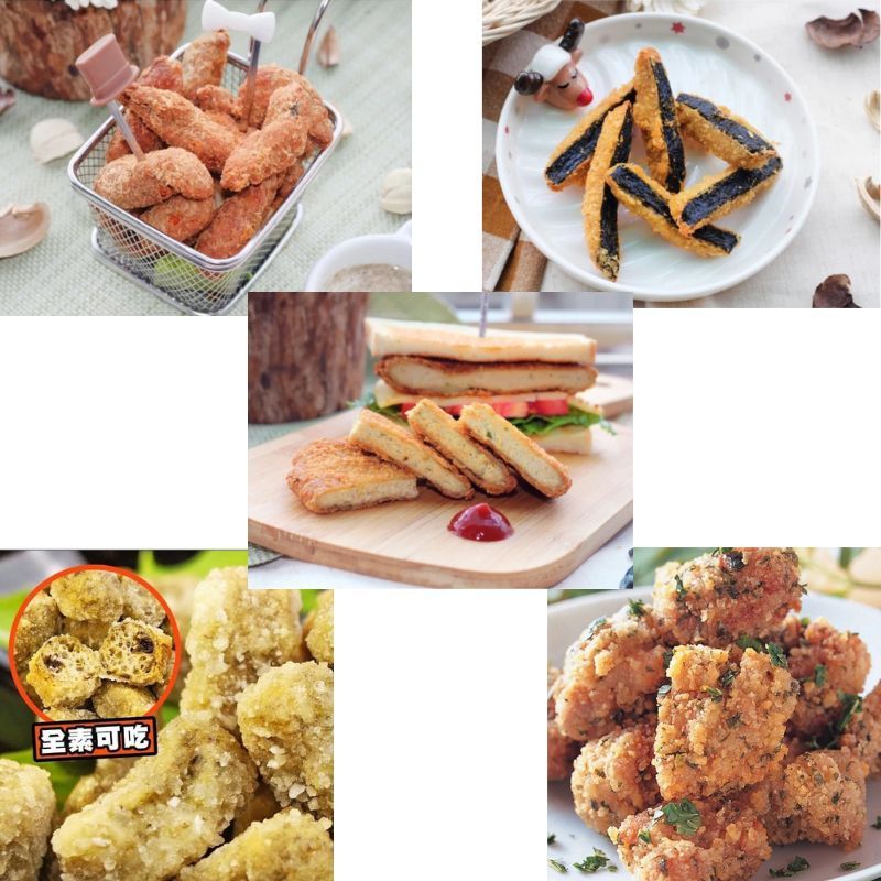 香脆好吃｜純素炸物│雞塊、魚柳、雞柳、野菜排、蚵仔酥、香椿排骨酥