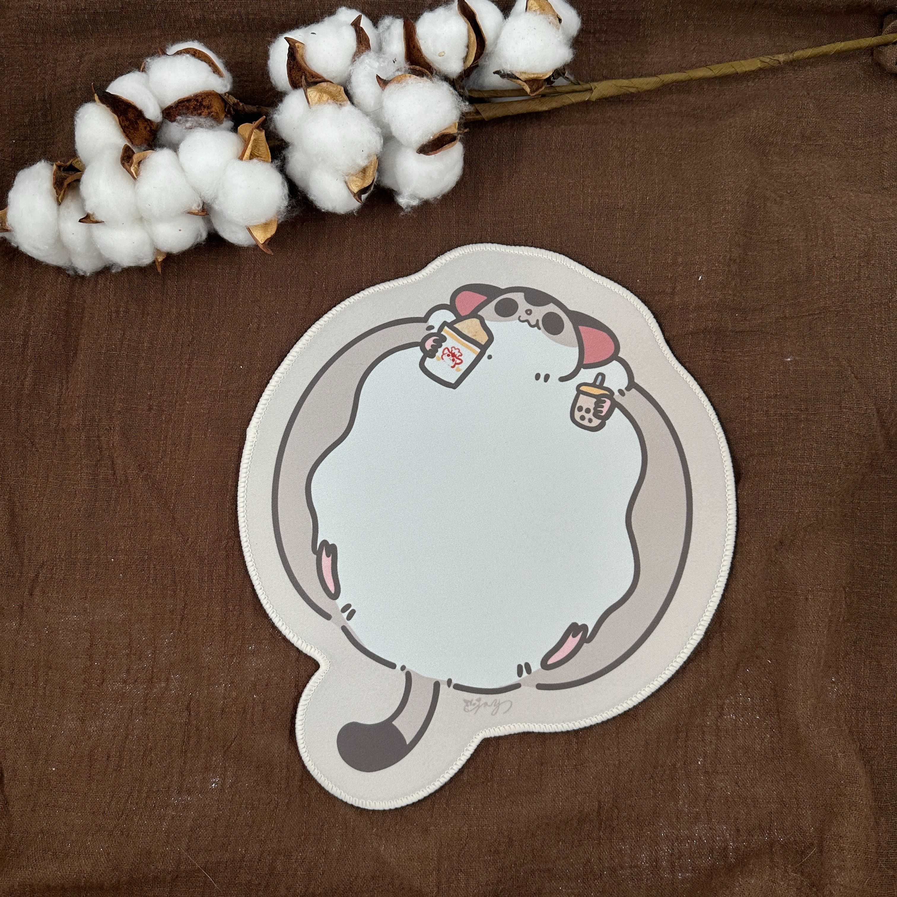 圓滾滾粉圓滑鼠墊（22*22cm）