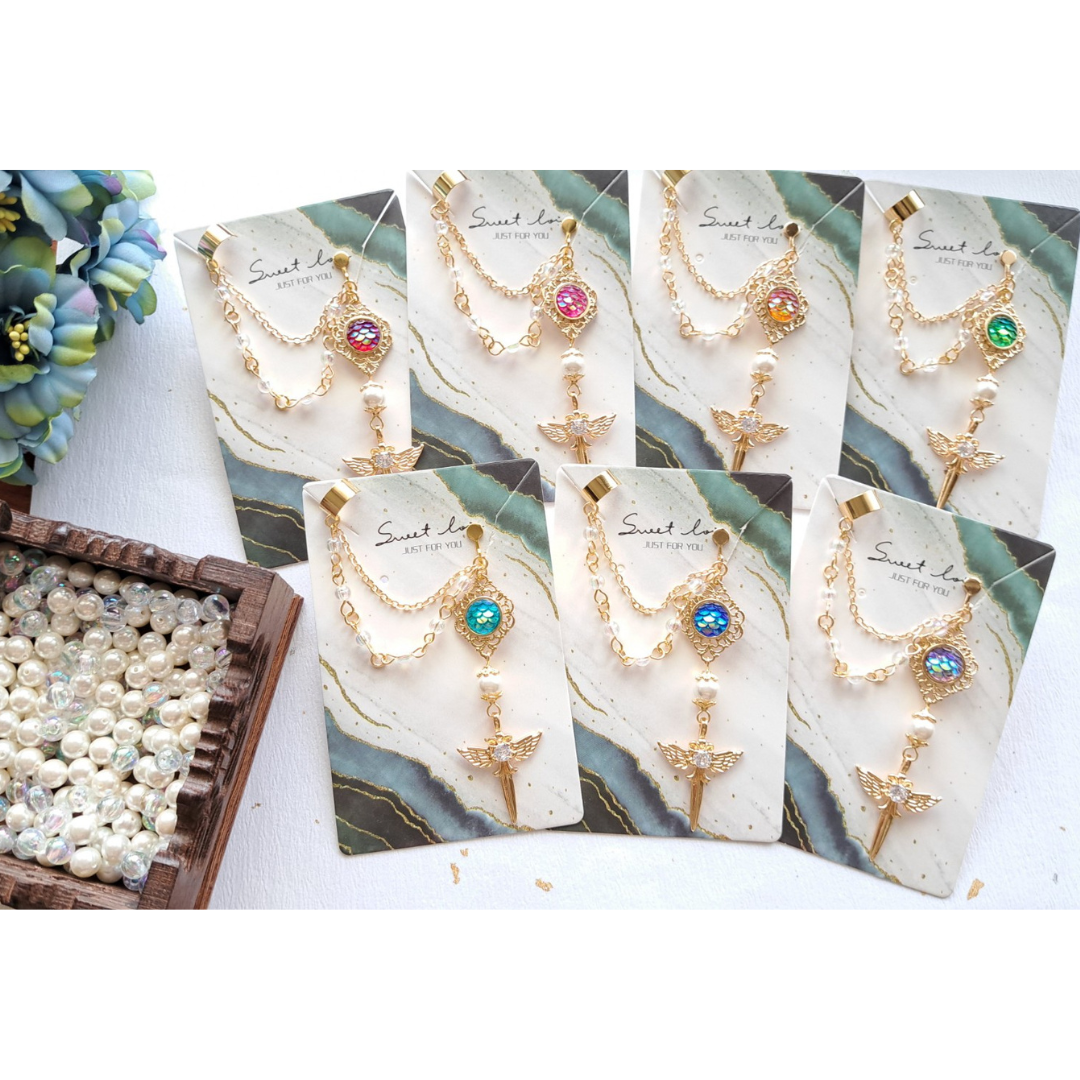 【西洋文學系列耳骨夾-人魚幻夢】