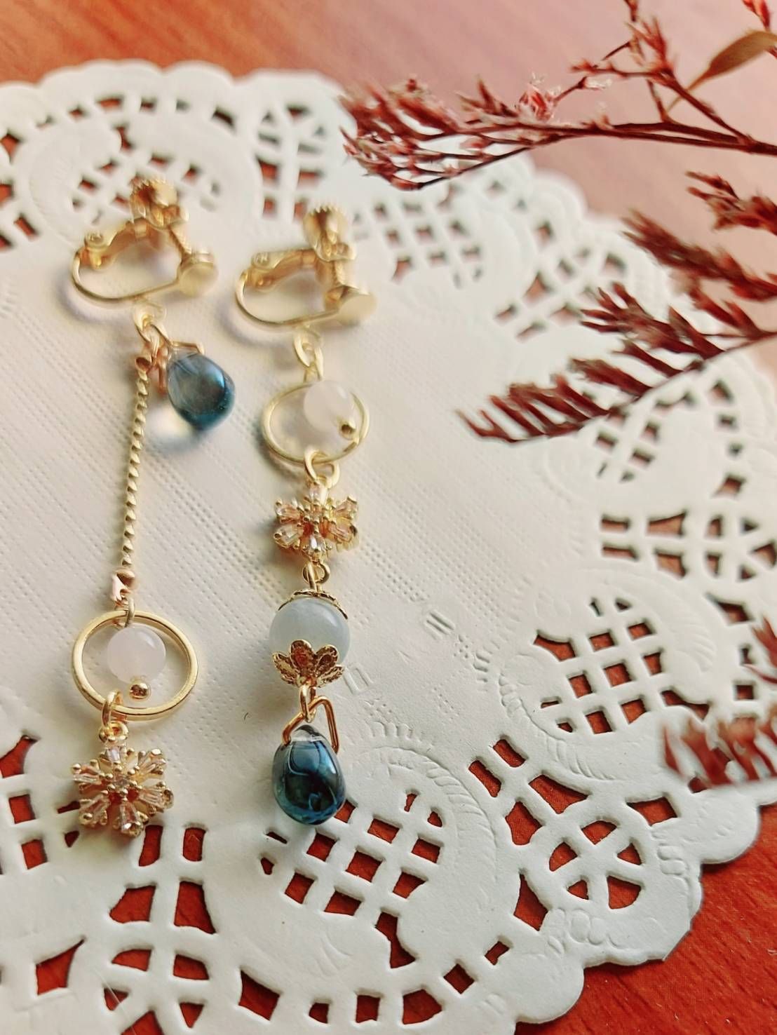 原創古典文學系列-江雪印象耳環