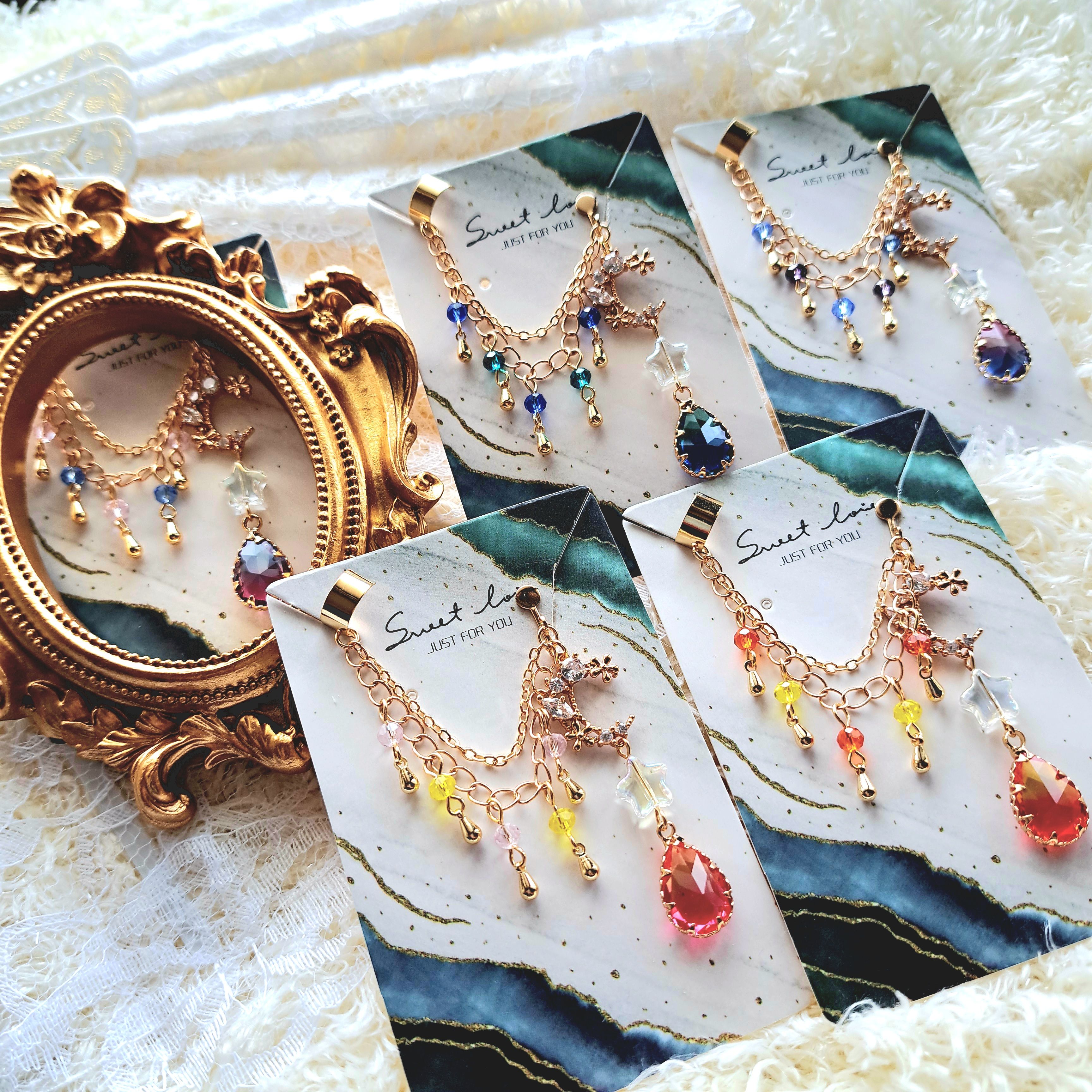 原創耳骨夾-星河欲墜時