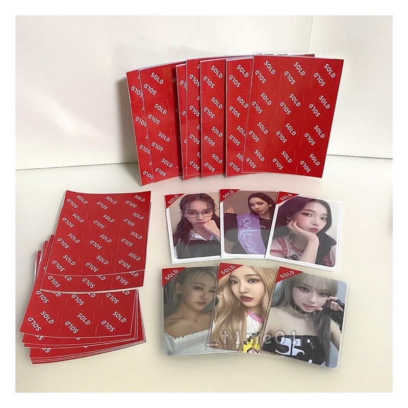 SOLD貼紙 1張24貼