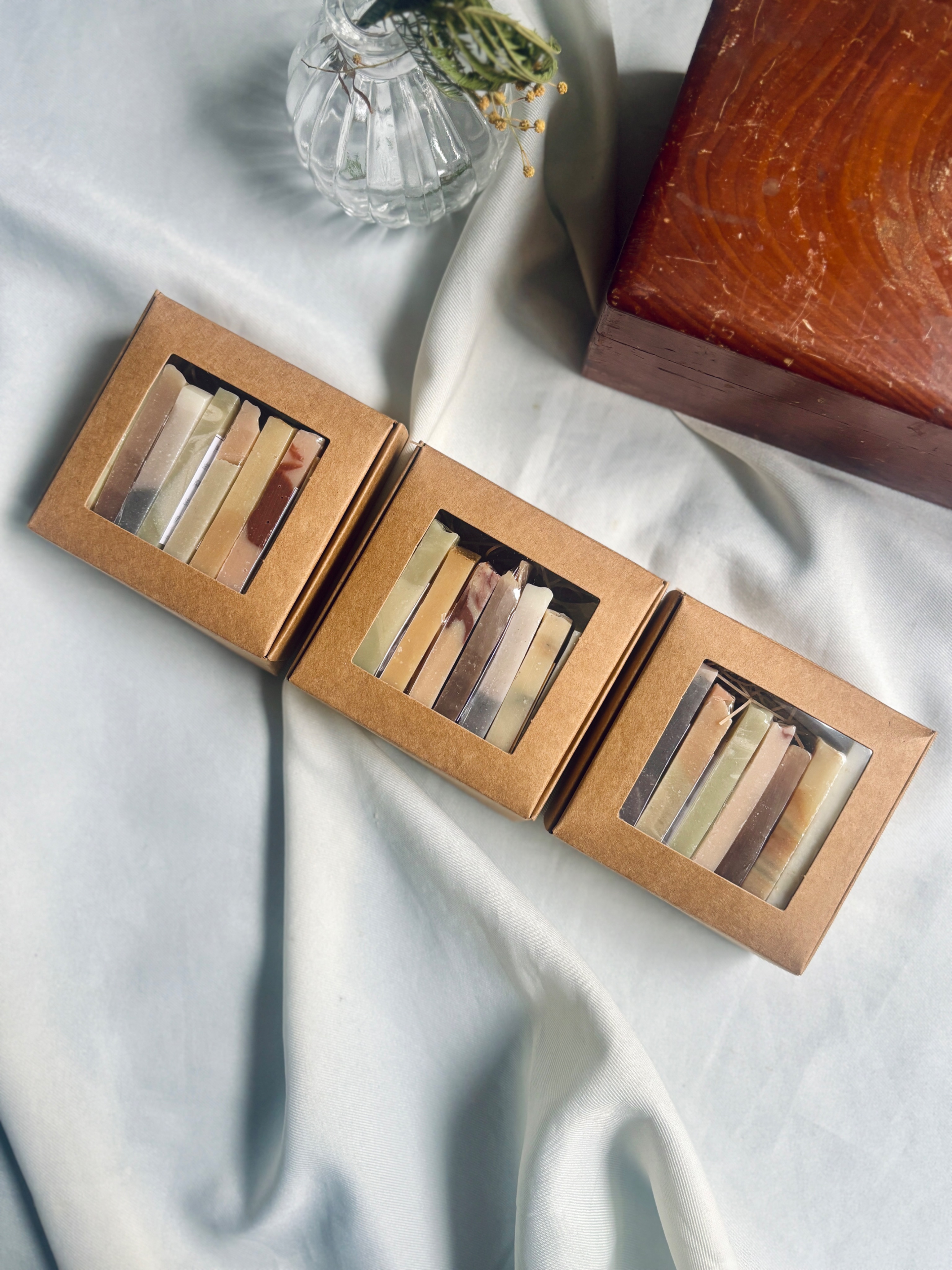 婚禮小物、伴娘禮、聖誕禮物、旅行皀組合、8片裝、洗顏沐浴