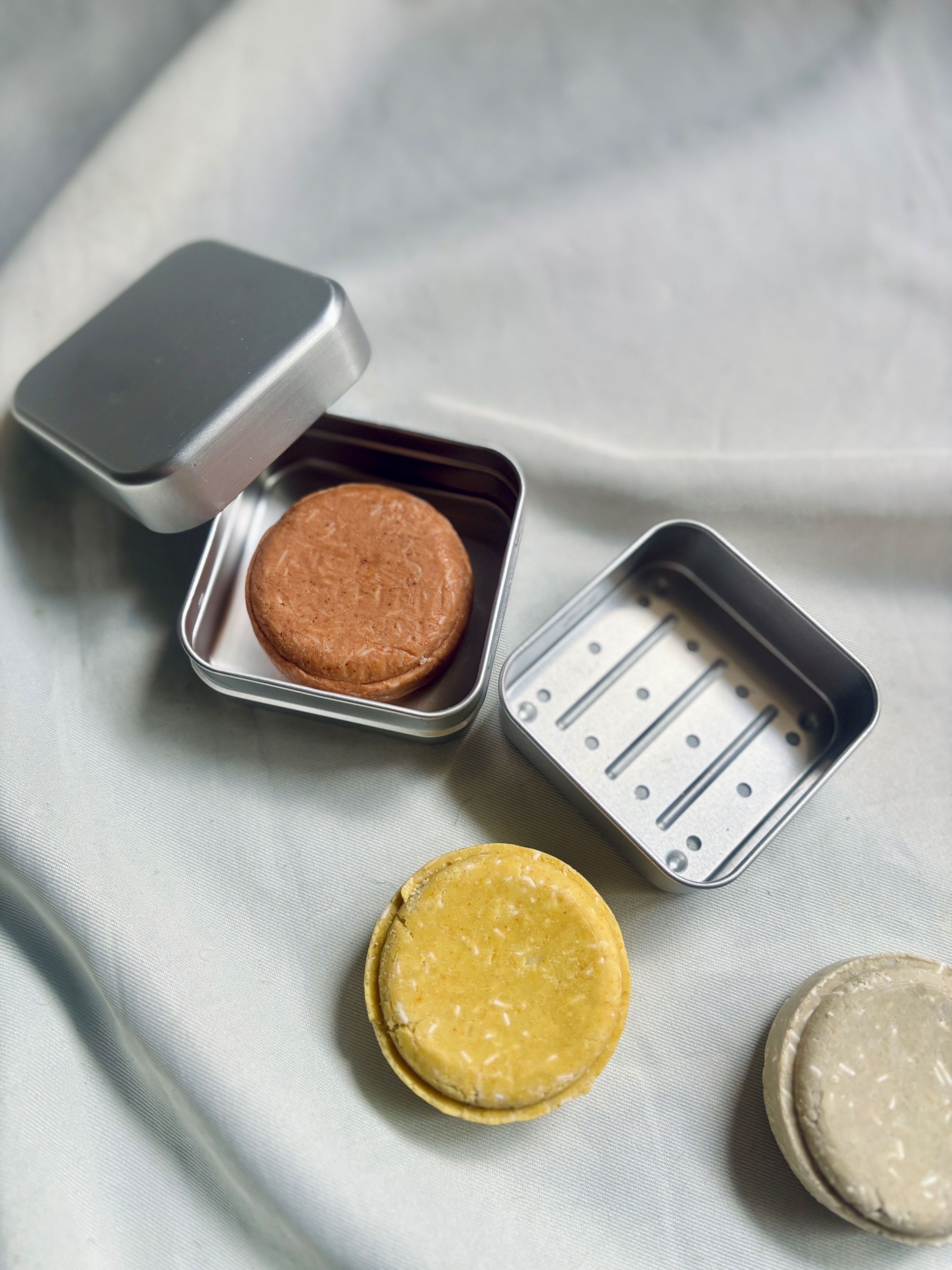 《初衷皂坊》旅行皂盒/可裝洗髮餅或手工皂/外出旅行專用好收納