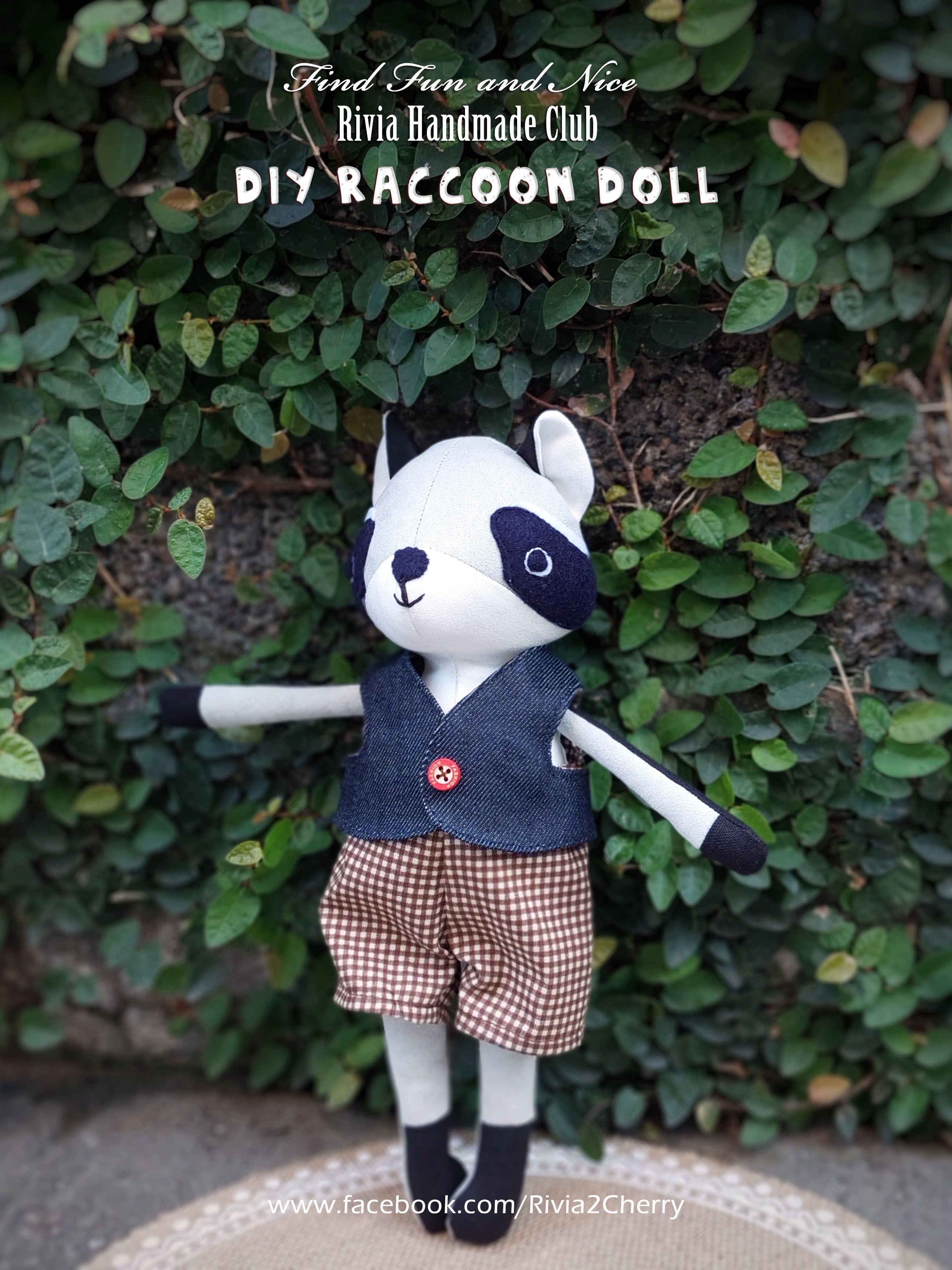 陪伴小夥伴_小浣熊（DIY製作圖紙本）