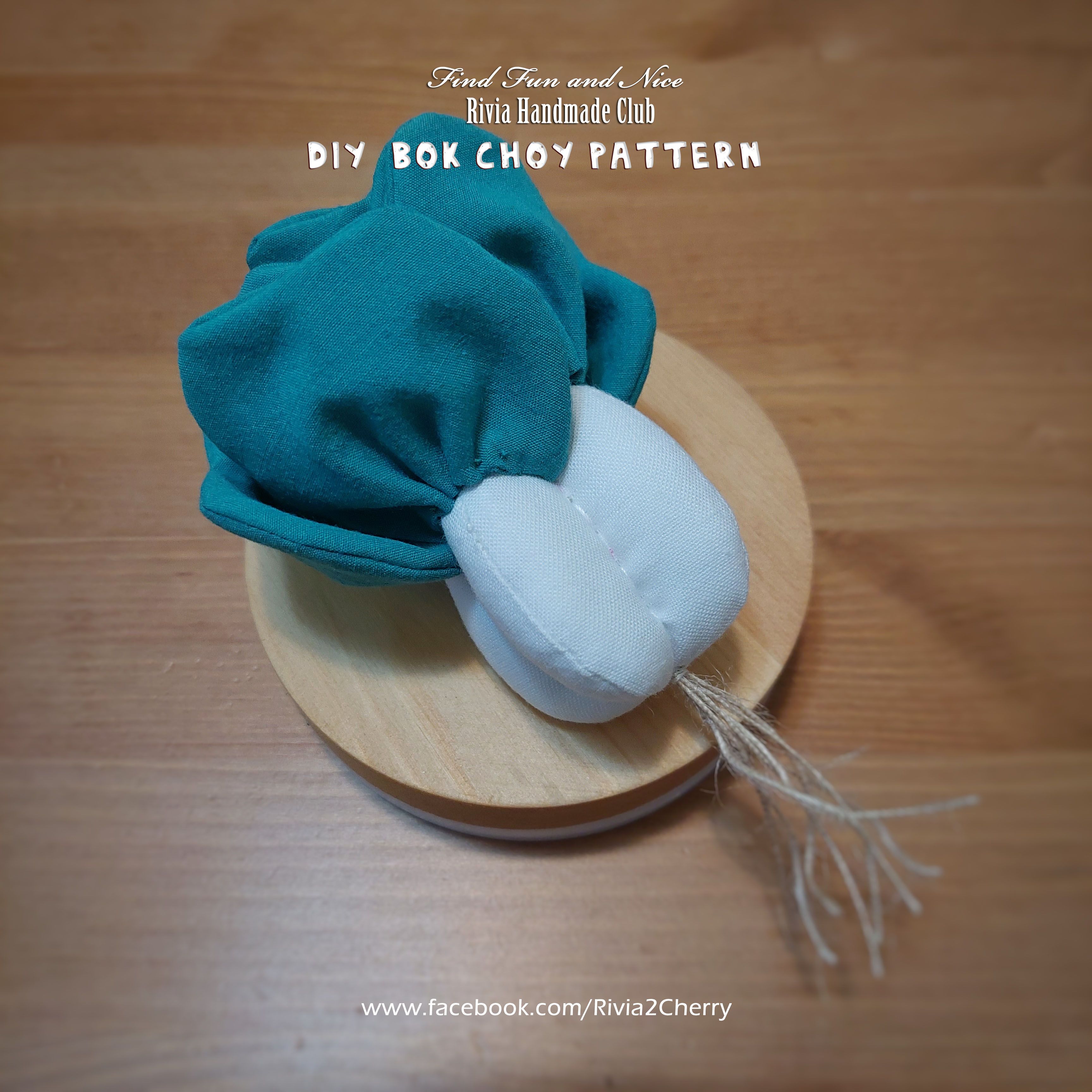 視覺系蔬果-白菜百財-加購包（材料包不含製作圖紙）