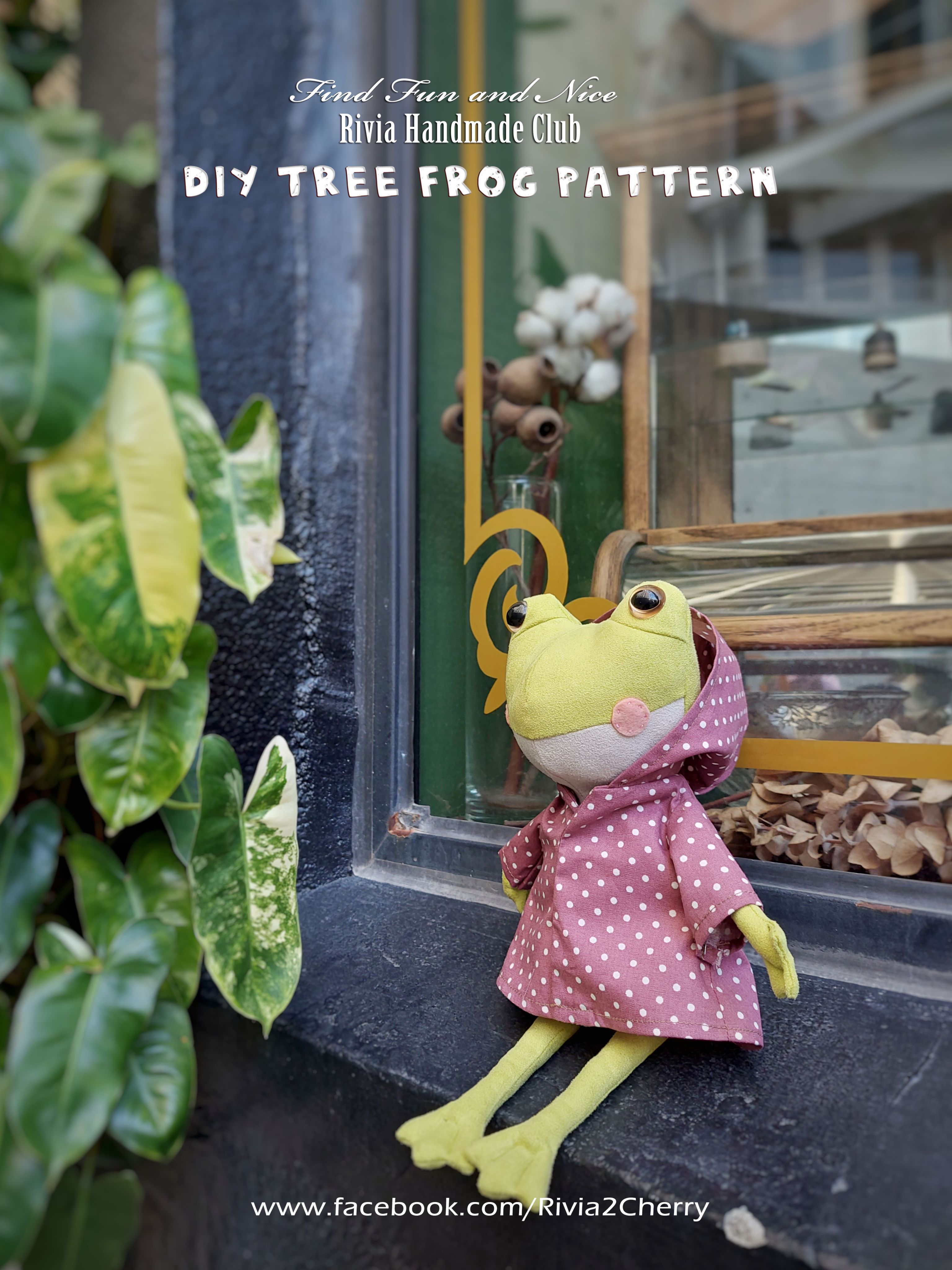 陪伴小夥伴_夏綠蛙（材料包含製作圖紙）