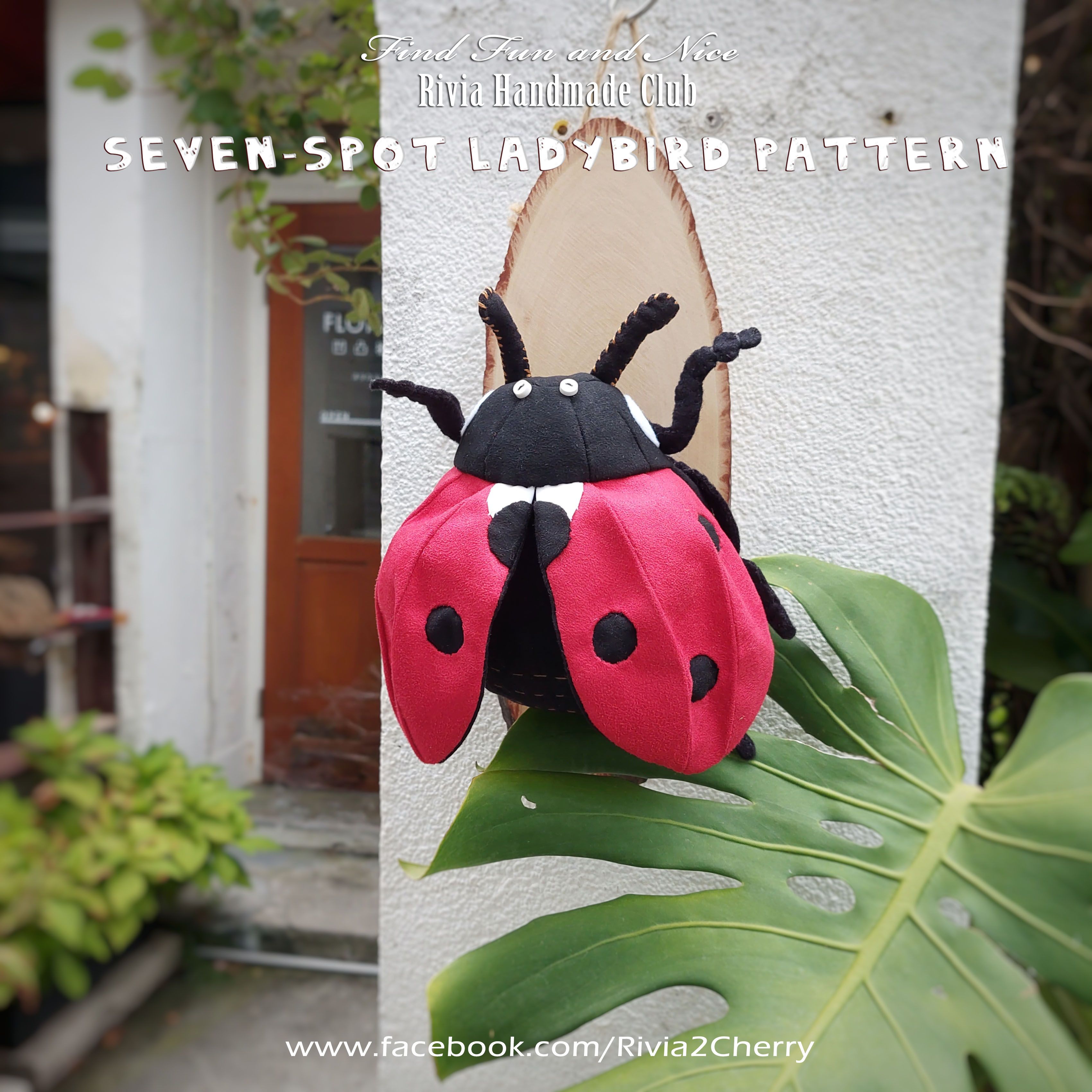 帶來好運-七星瓢蟲（DIY製作圖紙本）