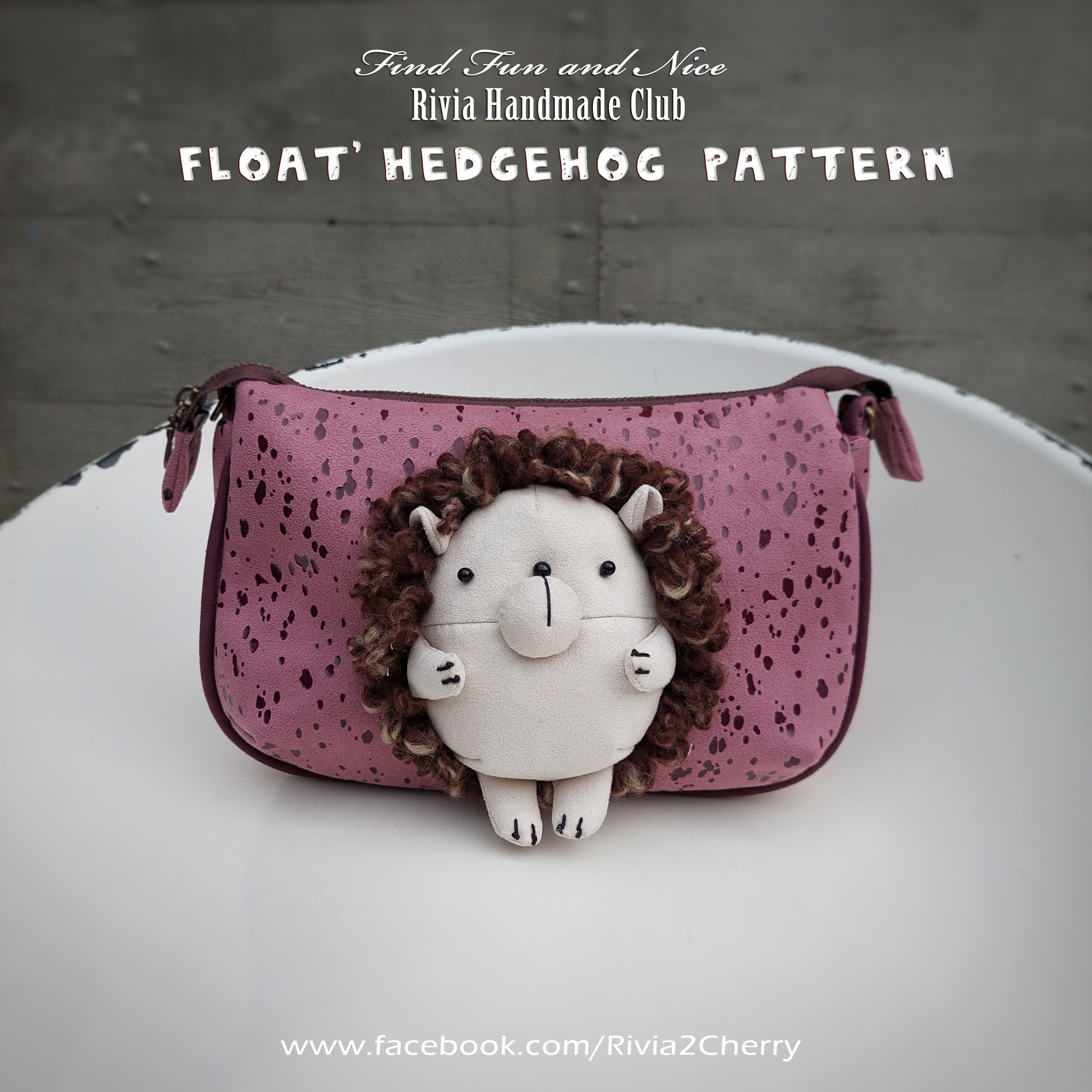 漂浮刺蝟隨身袋（DIY製作圖紙本）