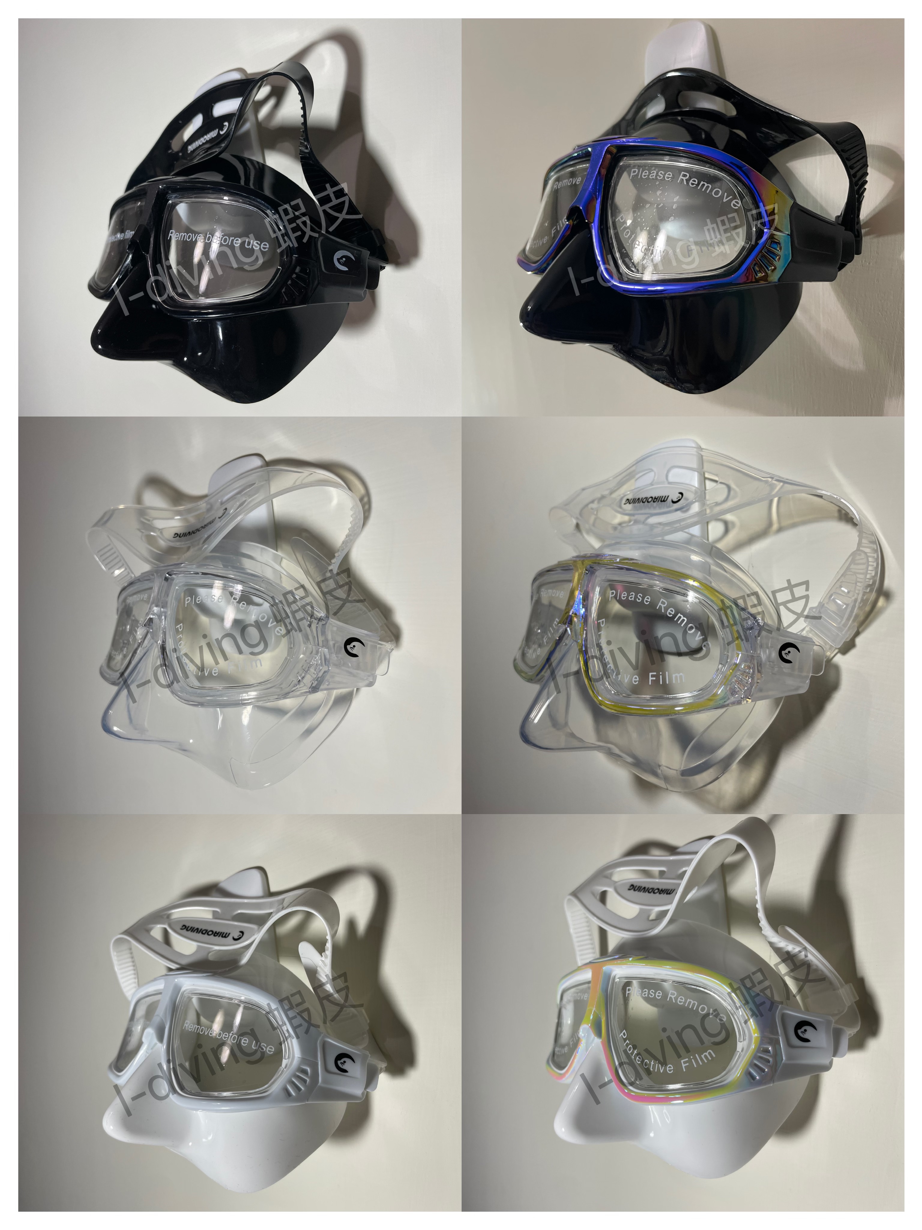 Miaodiving 大神款 自由潛水 低容積 面鏡 防霧 好平壓 群邊軟 mask