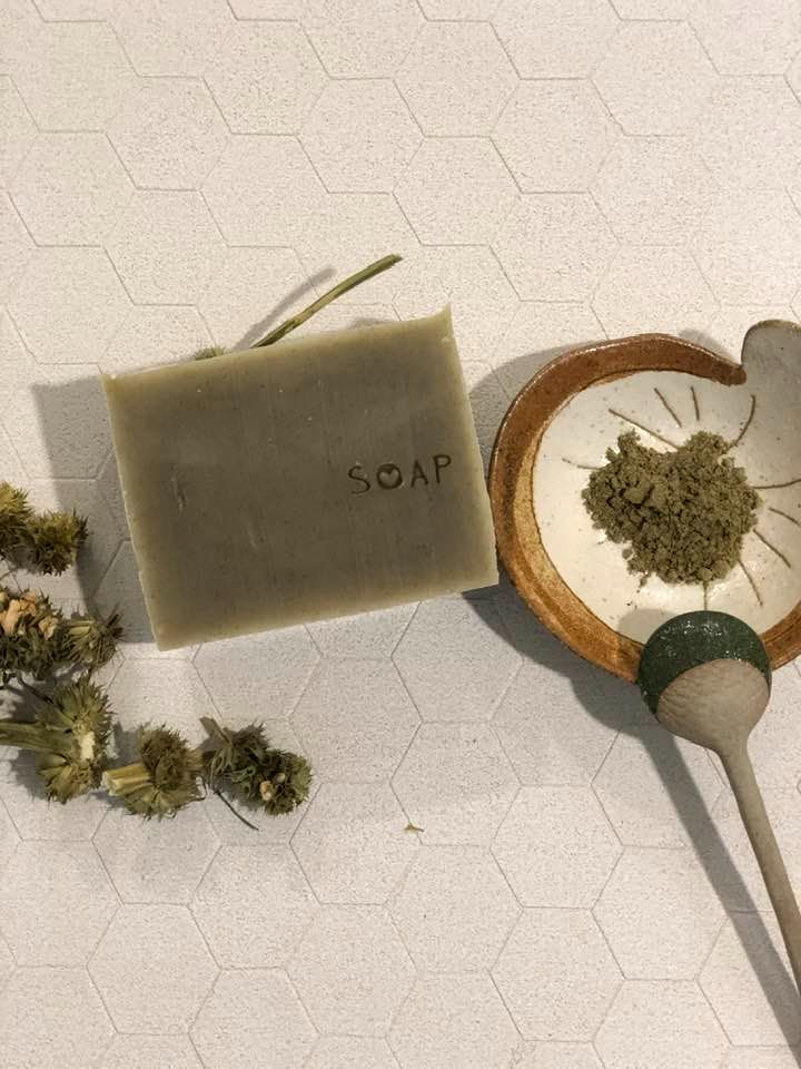 益母草漢方駐顏皂（下單前請先詢問貨況 FB : at小房子）