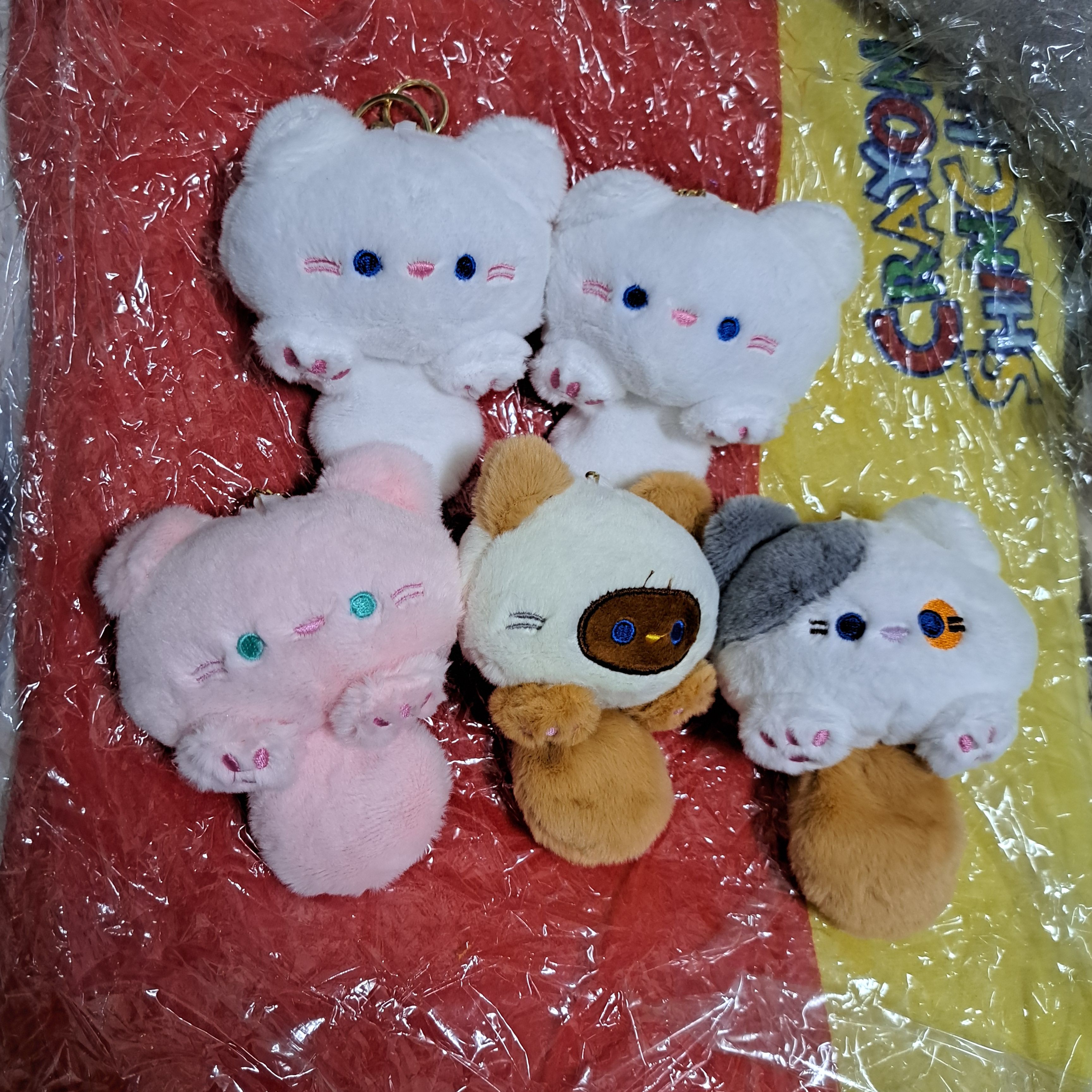 【需與其他商品一起帶】四隻貓貓吊飾不拆一起出
