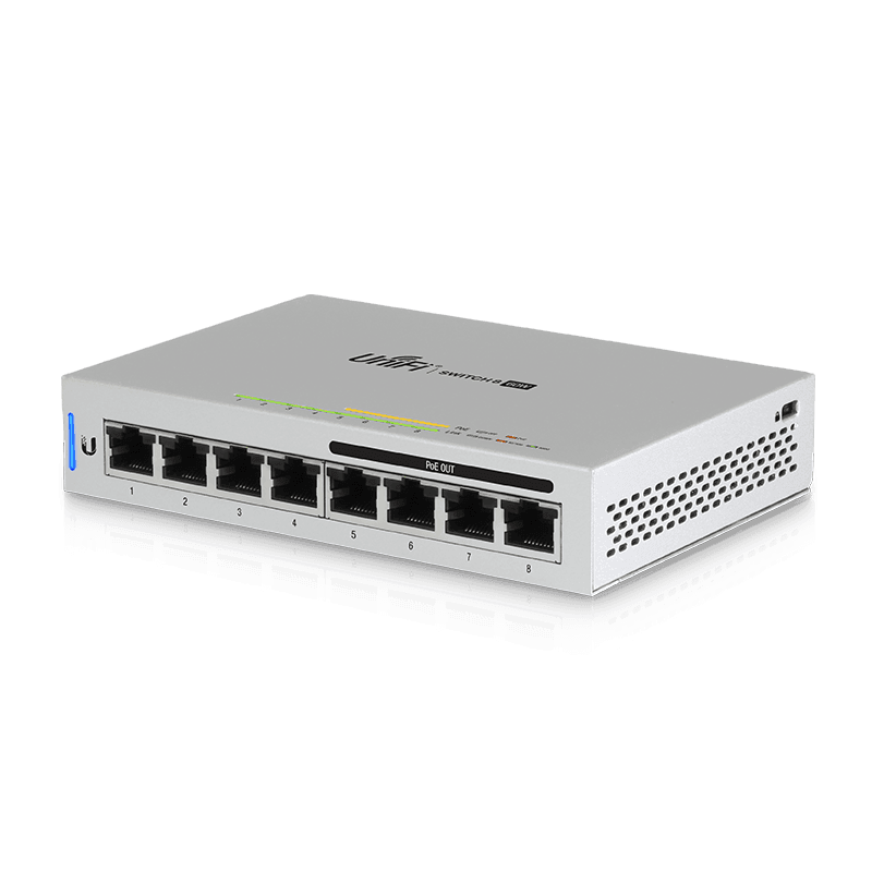 【二手】Ubiquiti UniFi Switch  8 （60W） PoE Giga網管型交換機