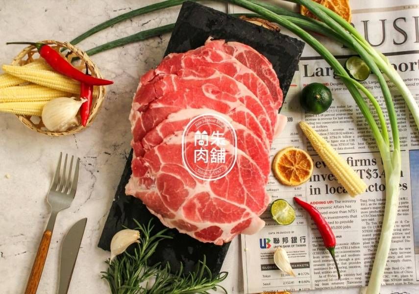 台灣豬梅花肉片