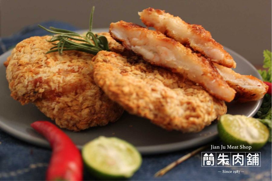 酥脆花枝蝦排