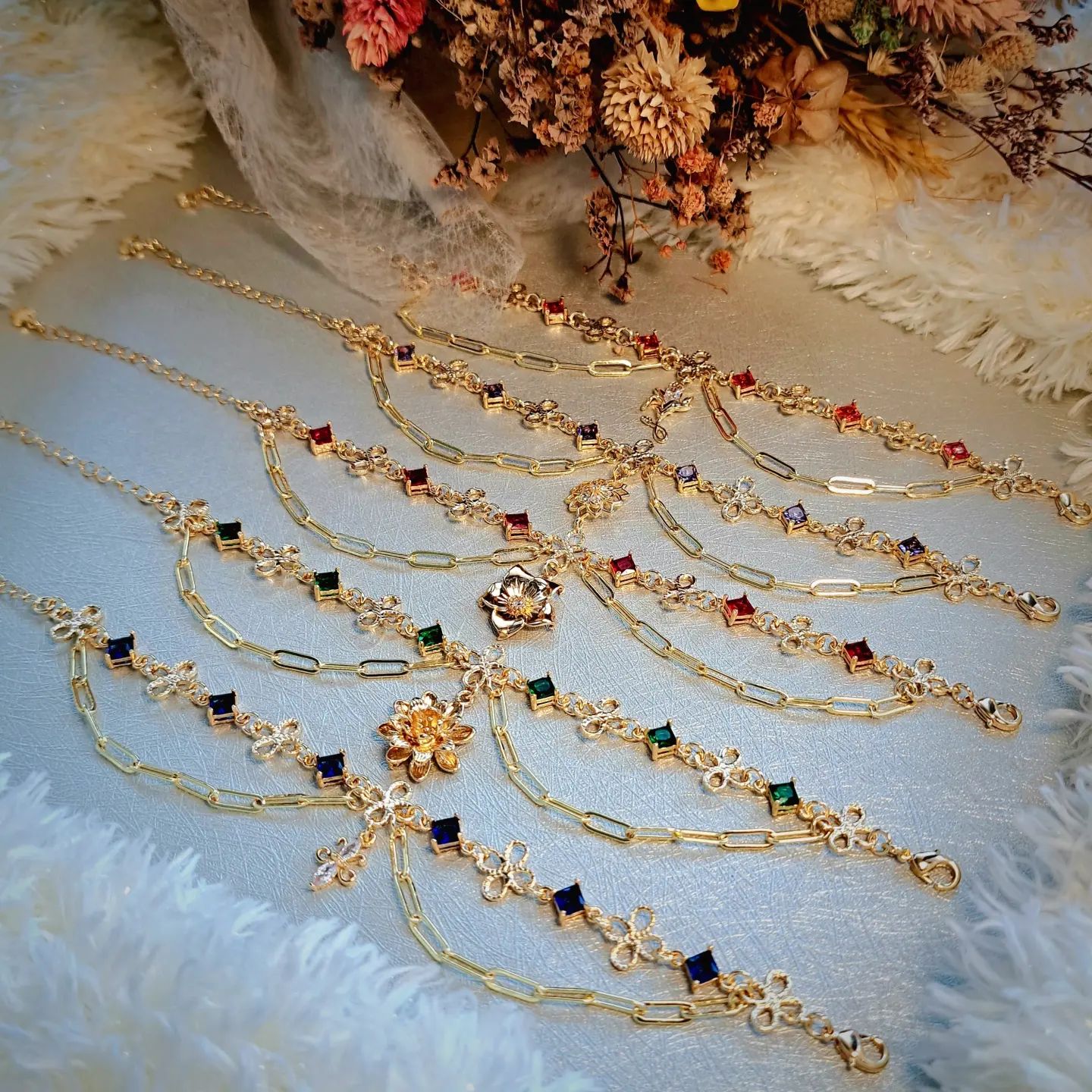 光與夜之戀 角色印象延伸手鍊 蕭逸｜齊司禮｜陸沉｜查理蘇｜夏鳴星 花語手鍊