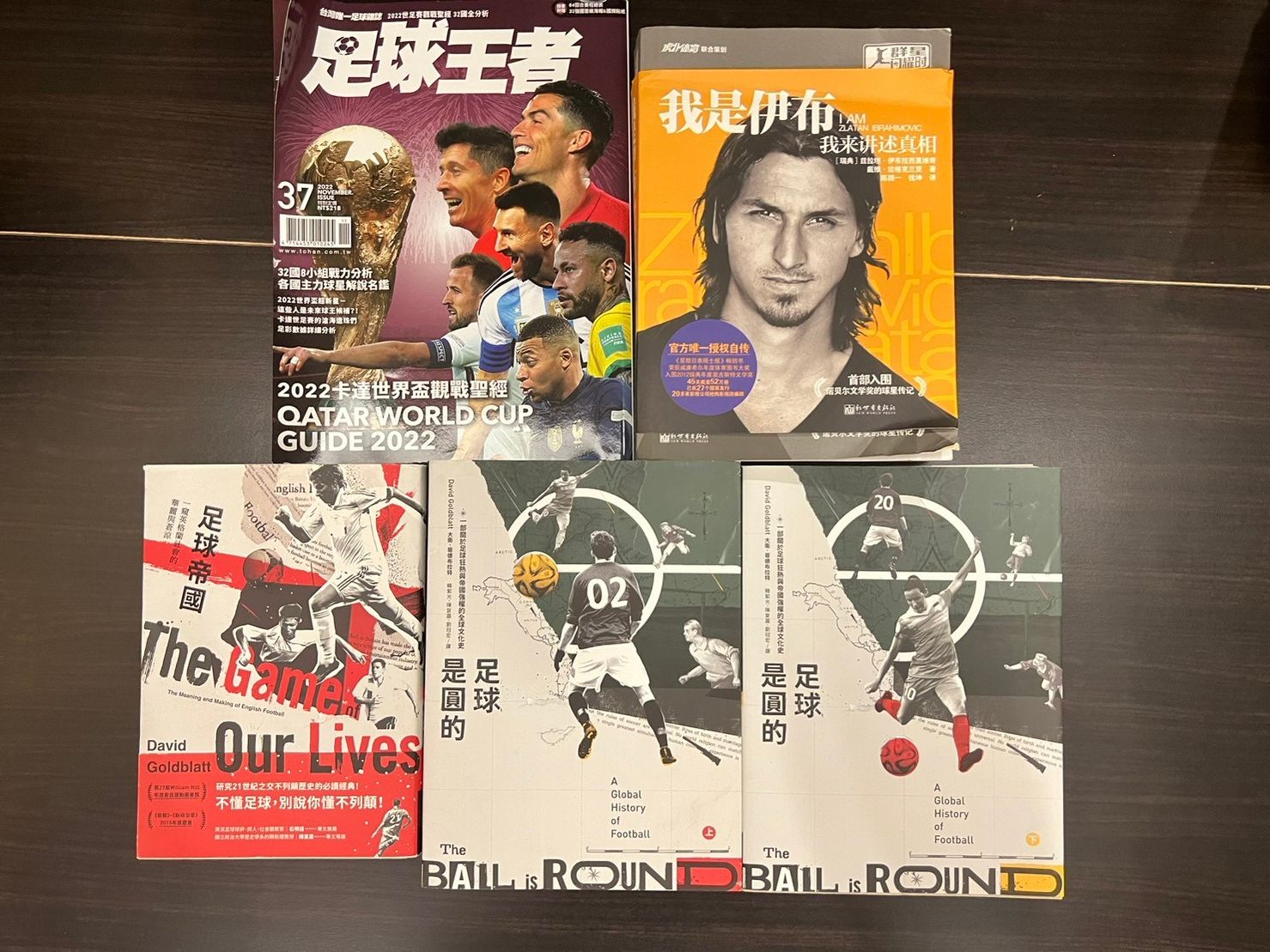 6.足球類：歷史、政治、傳記、報導（點擊照片觀看更多）