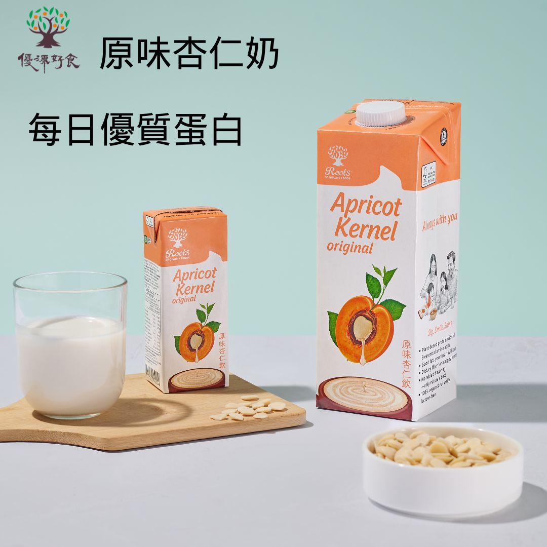 優源好食 原味杏仁奶 1L 家庭號 即開即飲 優質植物奶 低碳水高蛋白 低糖