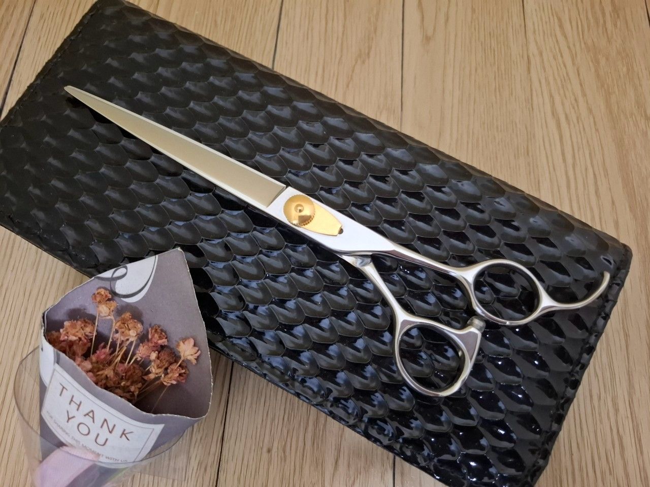 【奇鋒剪刀】在台現貨** VG10 金螺絲 7 吋-粗細修直剪