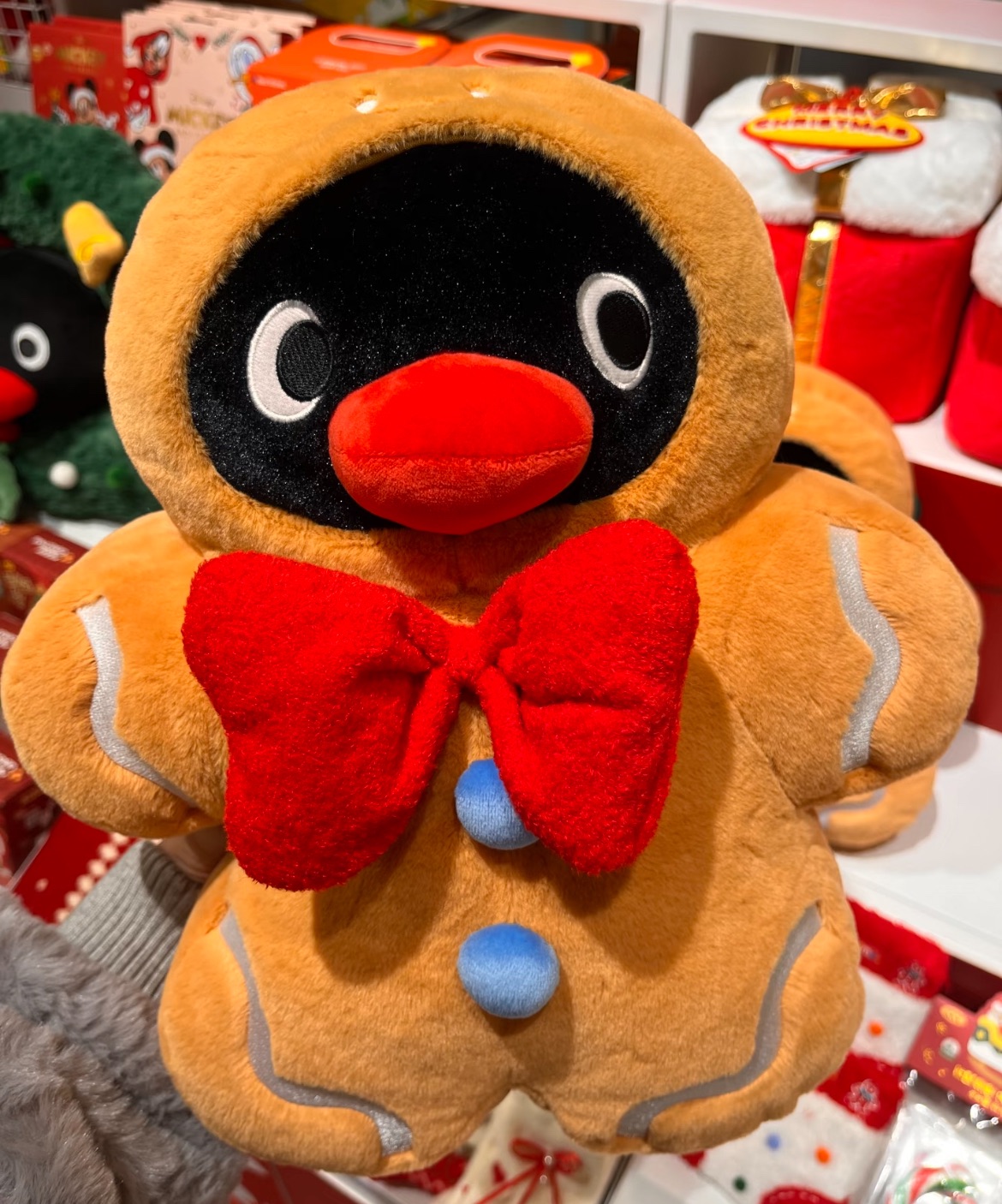 預購10～15天出貨 薑餅人Pingu抱枕