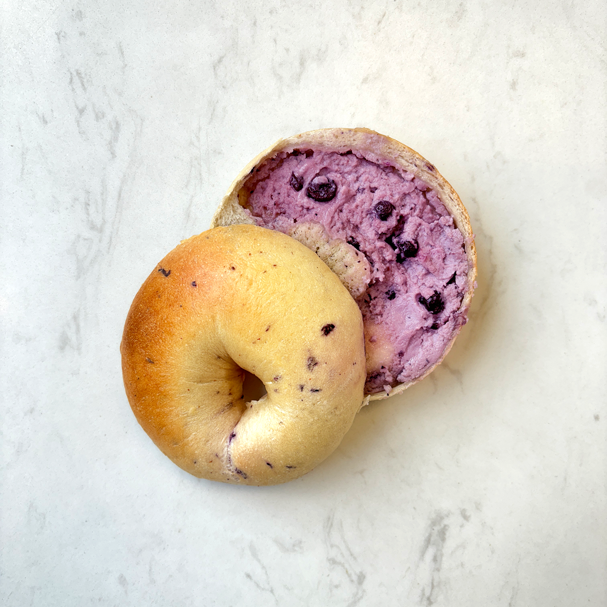 貝咕嚕法式藍莓乳酪貝果