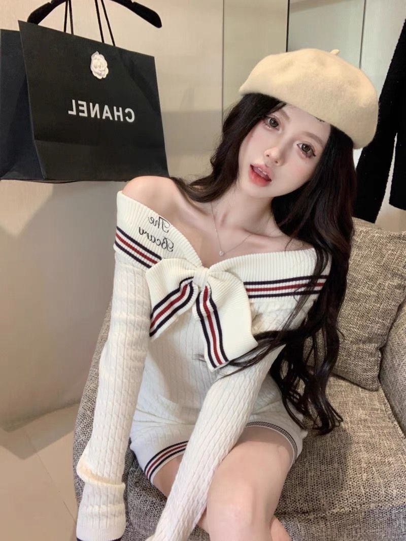 預購－露肩連身裙