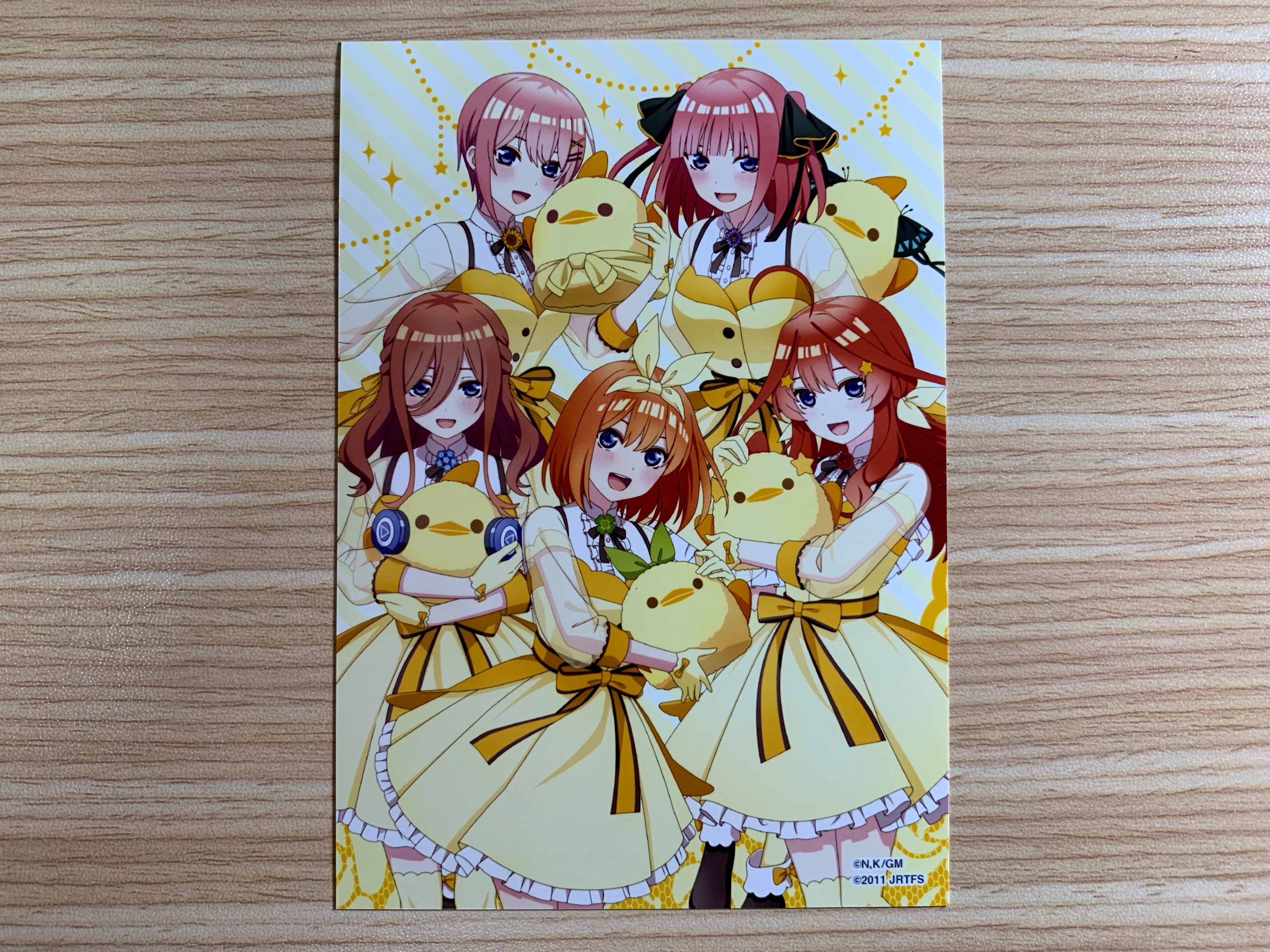 五等分的新娘 名古屋ぴよりん 角色卡 ブロマイド