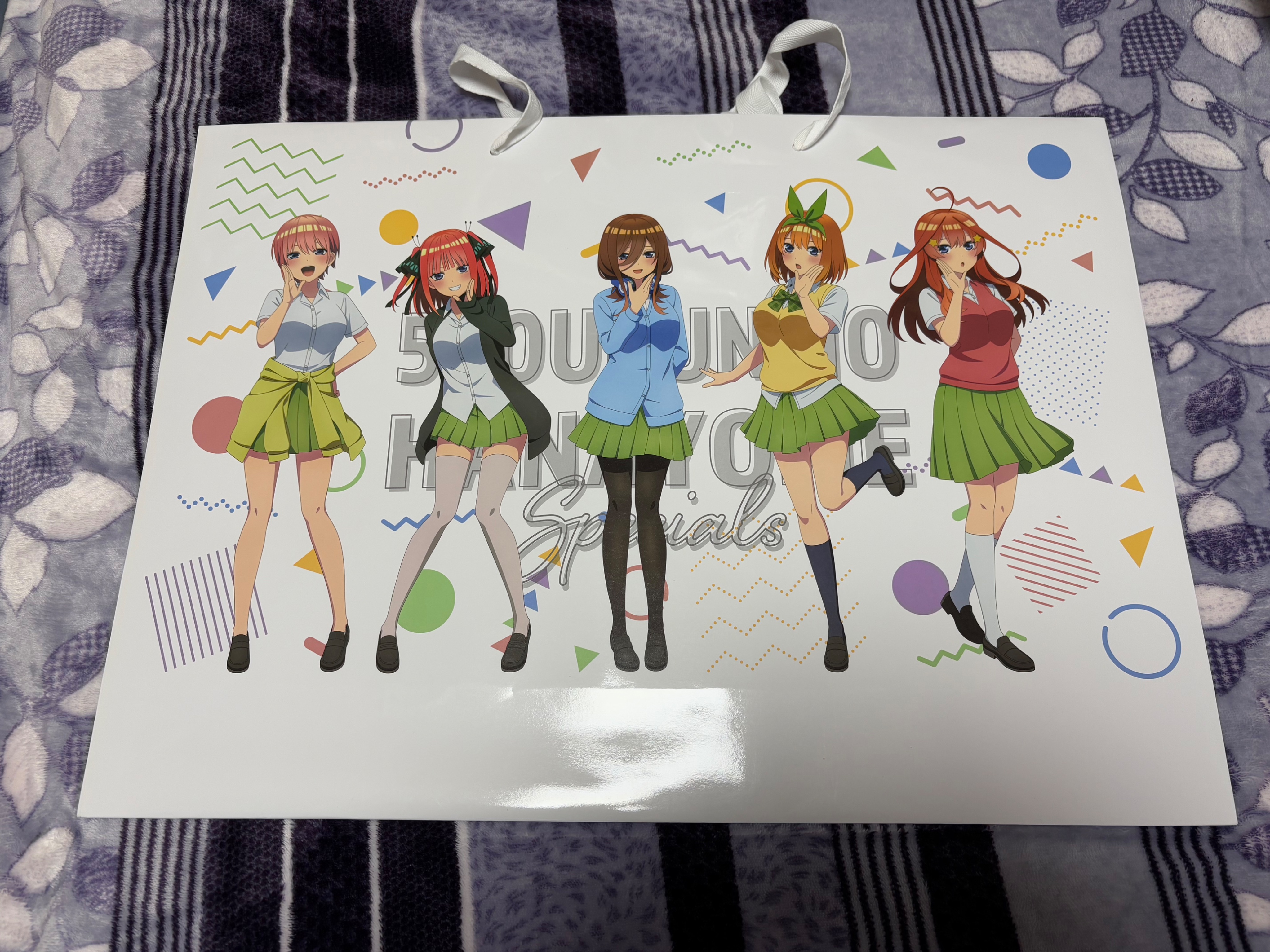 五等分的新娘展message 購物袋（請詳閱說明欄）