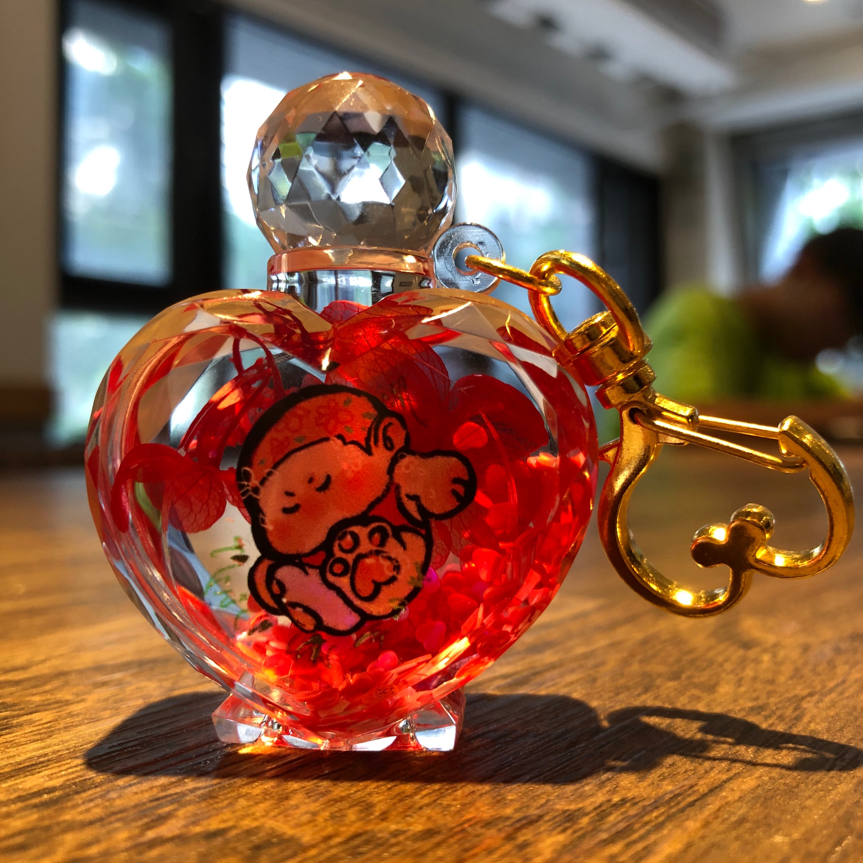 香水瓶入油吊飾