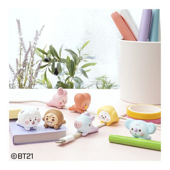 BT21寶寶充電線裝飾扭蛋