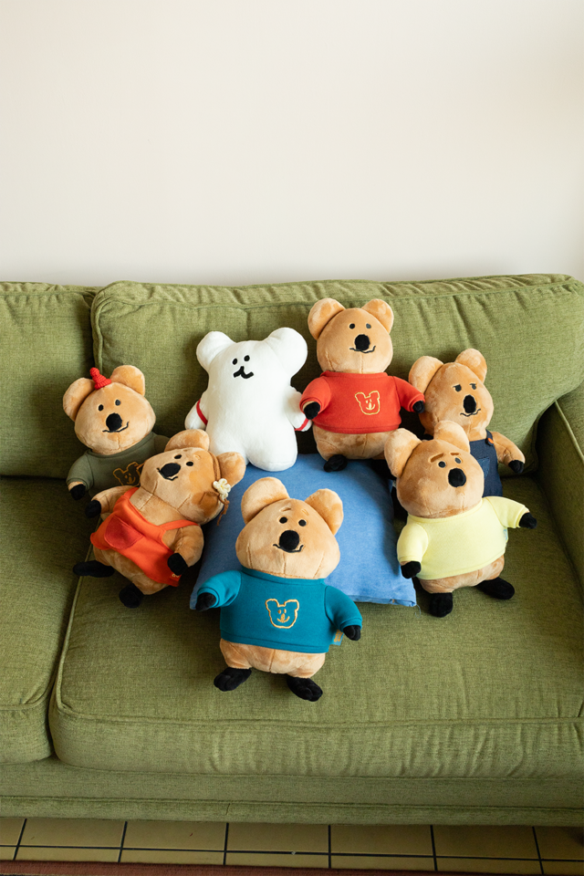 Quokka in School Plush Doll