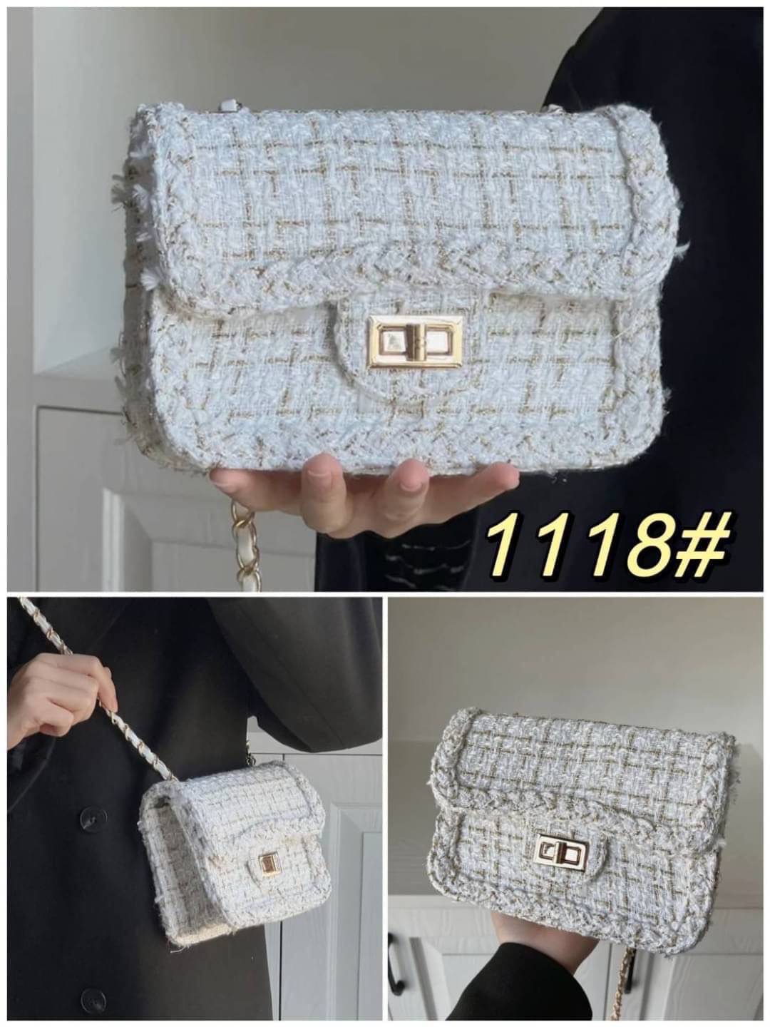 全新 小香針織包