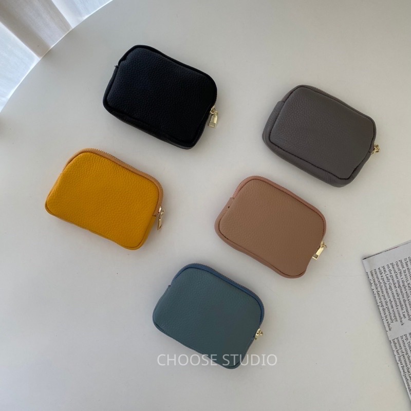 choose選品｜5colour超柔軟真皮零錢包