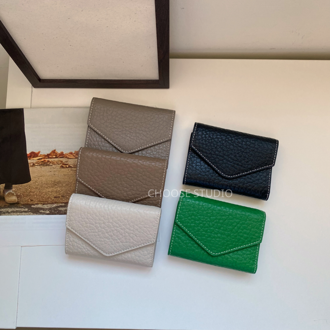 choose選品｜真皮荔枝紋信封短夾2.0