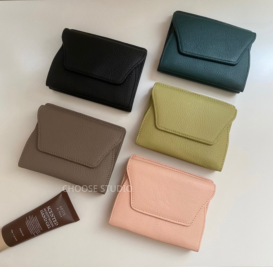 choose選品｜韓國小牛皮信封式短夾（皮料升級版）