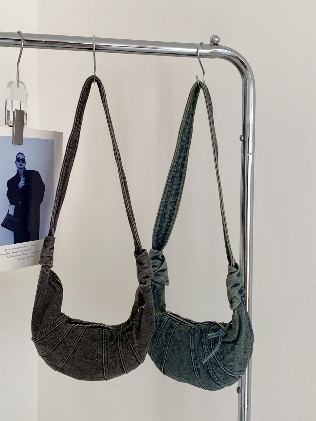 choose選品｜彎月牛仔包