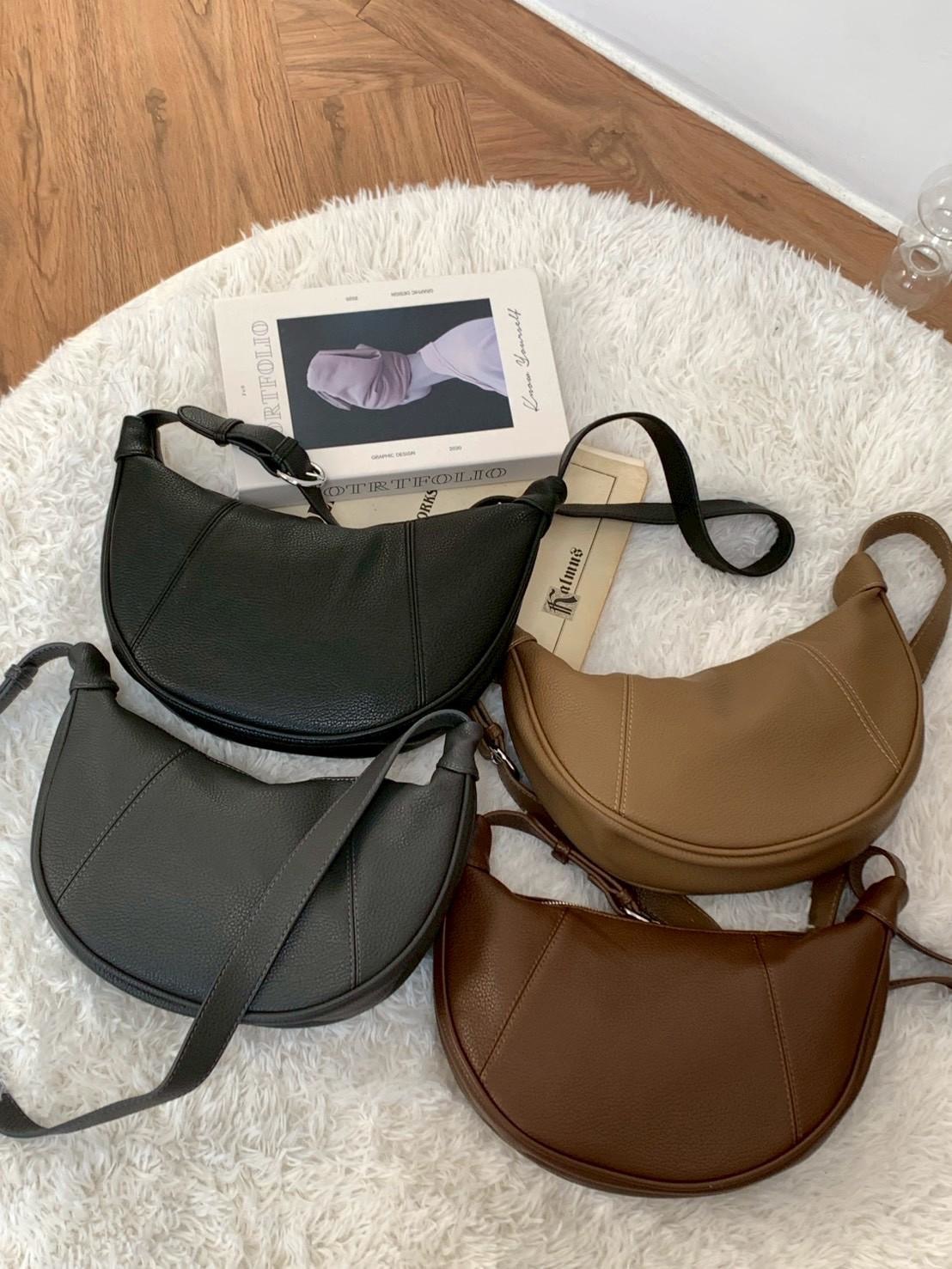 choose選品｜月弧真皮半月包